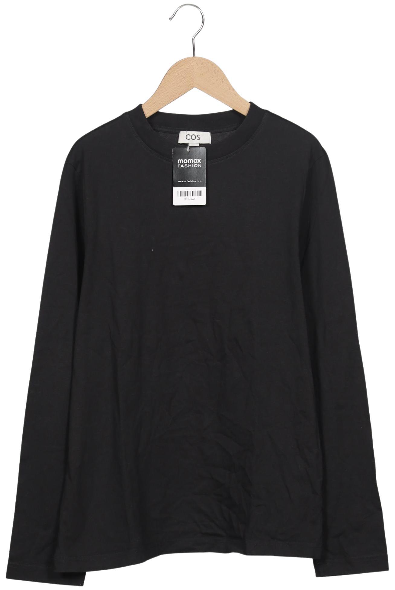 

COS Damen Langarmshirt, schwarz, Gr. 38