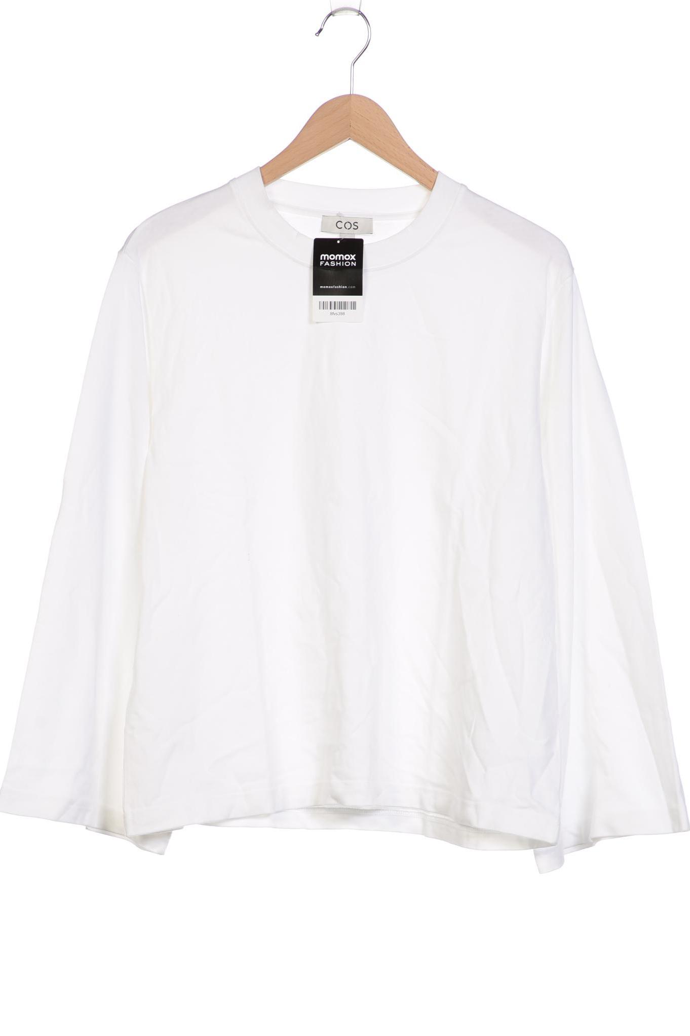 

COS Damen Langarmshirt, weiß, Gr. 42