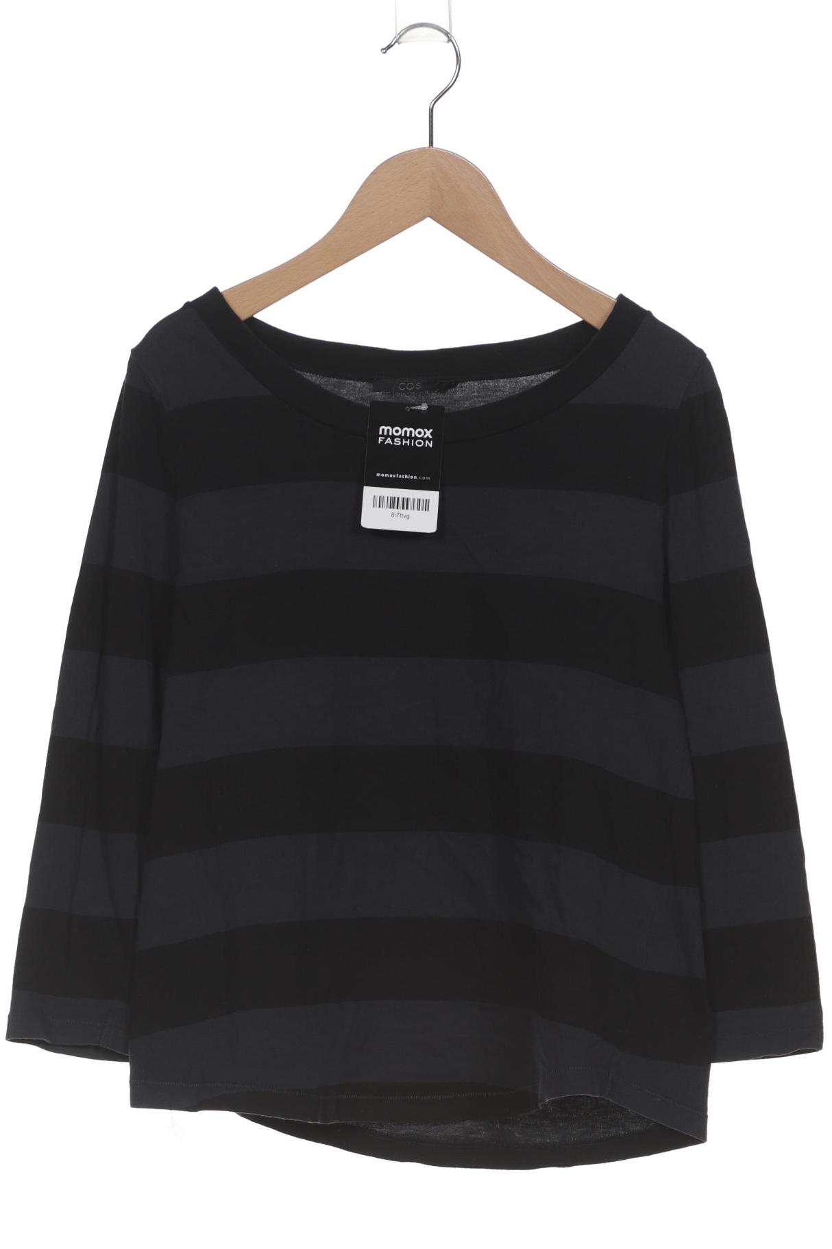 

COS Damen Langarmshirt, schwarz, Gr. 36