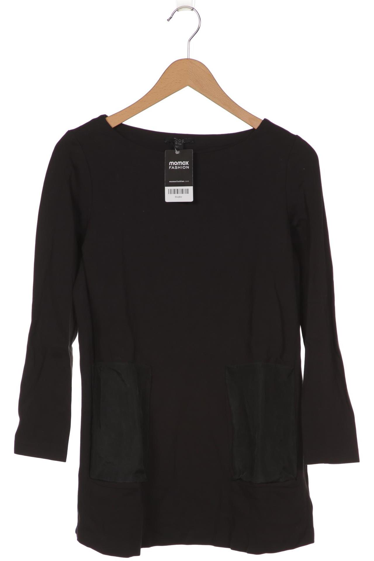 

COS Damen Langarmshirt, schwarz, Gr. 36