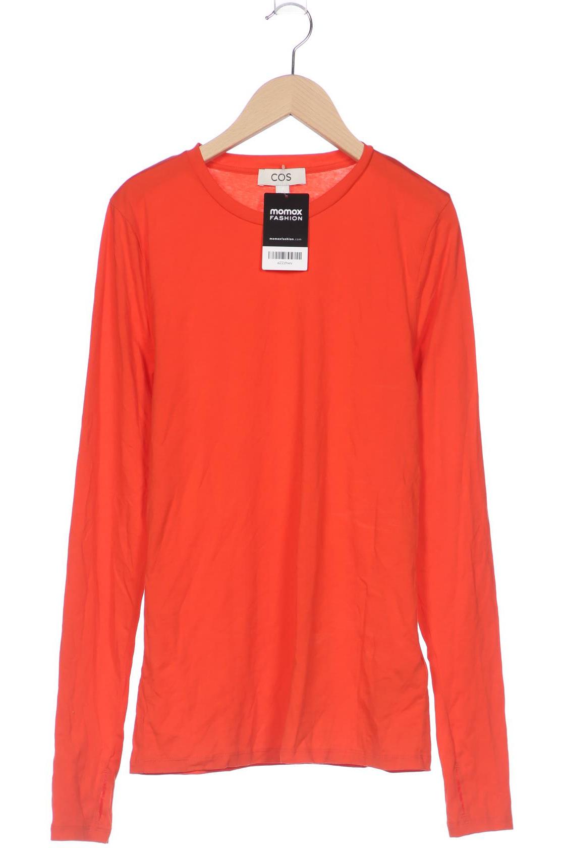 

COS Damen Langarmshirt, orange, Gr. 42