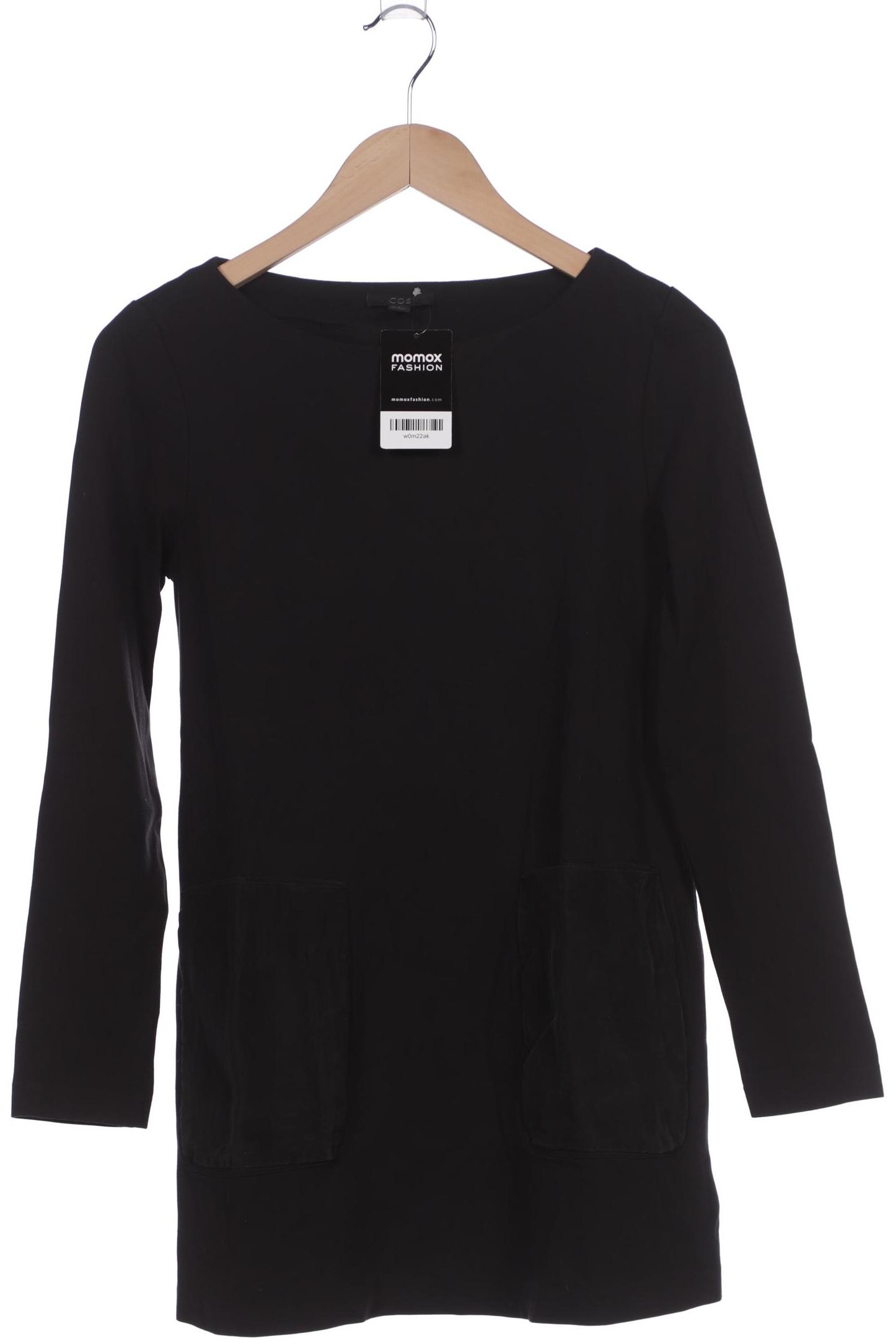 

COS Damen Langarmshirt, schwarz, Gr. 34