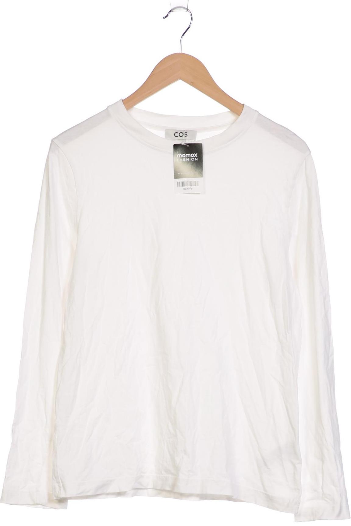 

COS Damen Langarmshirt, weiß, Gr. 38