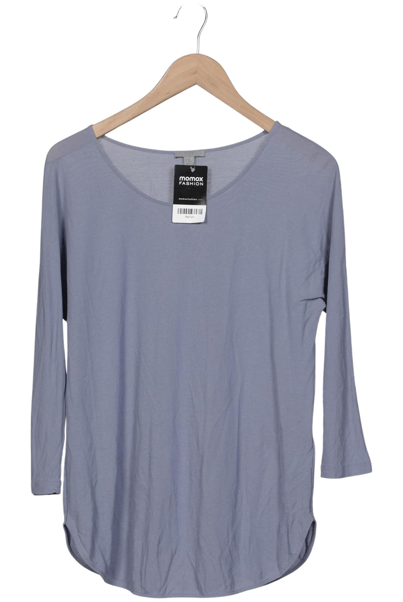 

COS Damen Langarmshirt, hellblau, Gr. 38