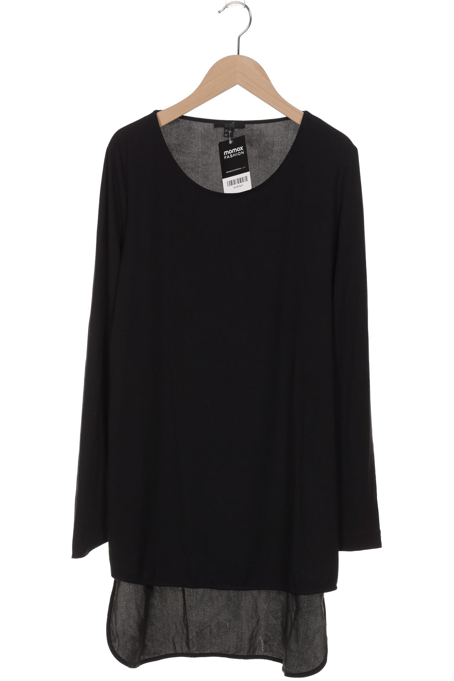 

COS Damen Langarmshirt, schwarz, Gr. 38