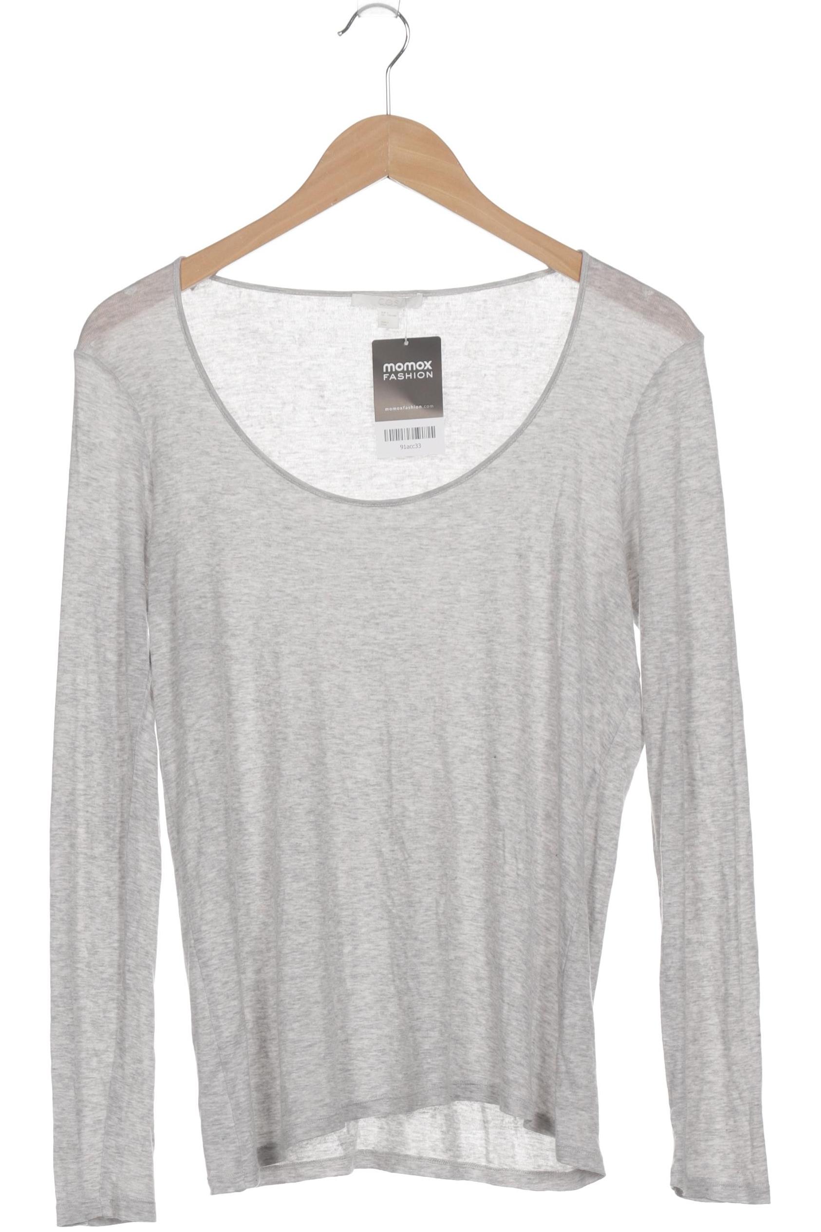 

COS Damen Langarmshirt, grau, Gr. 42