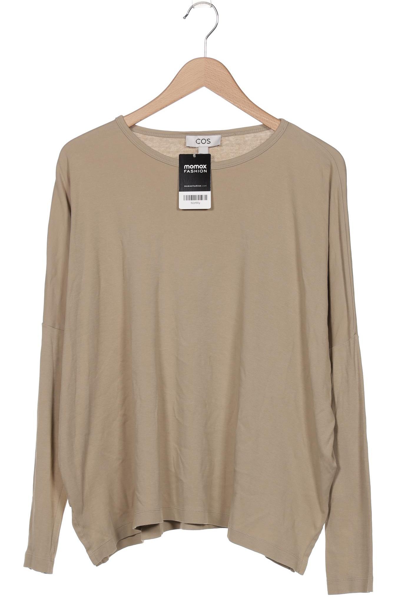 

COS Damen Langarmshirt, beige, Gr. 36