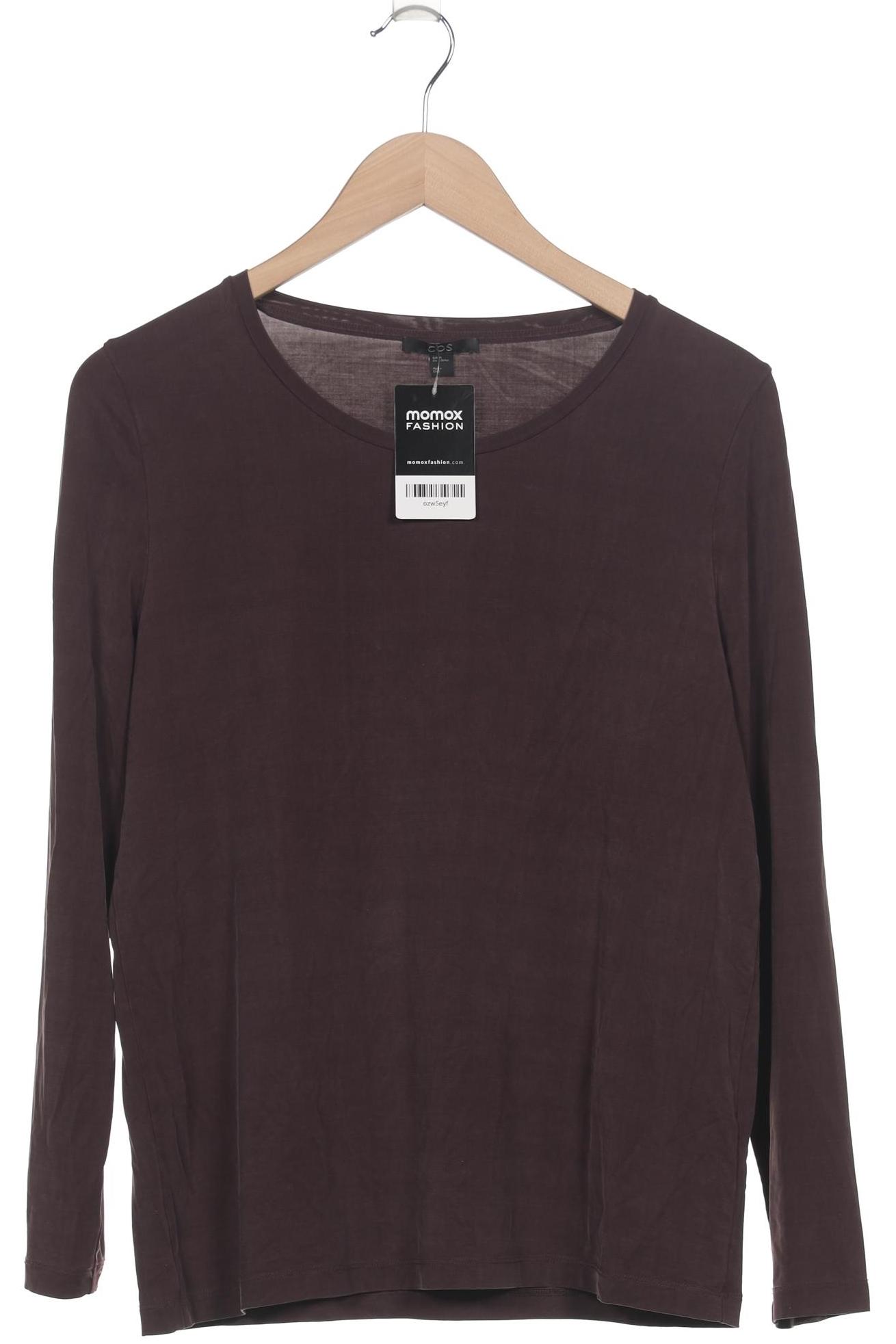

COS Damen Langarmshirt, bordeaux, Gr. 38