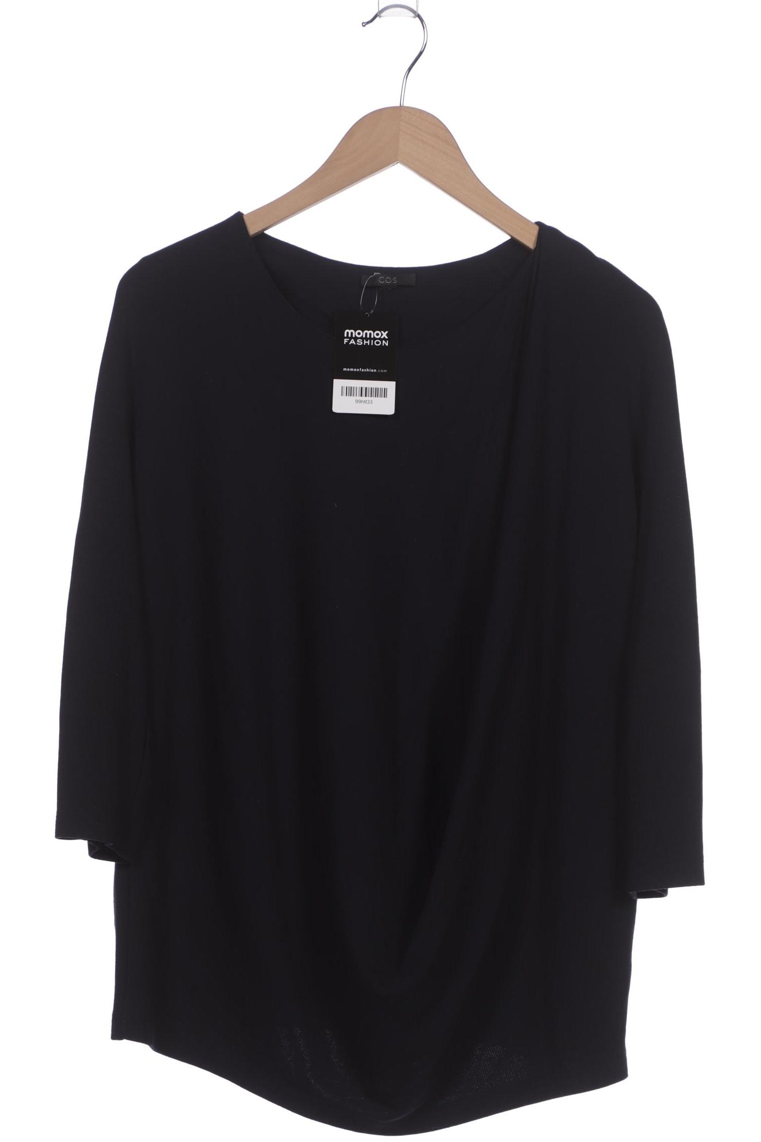 

COS Damen Langarmshirt, marineblau, Gr. 42