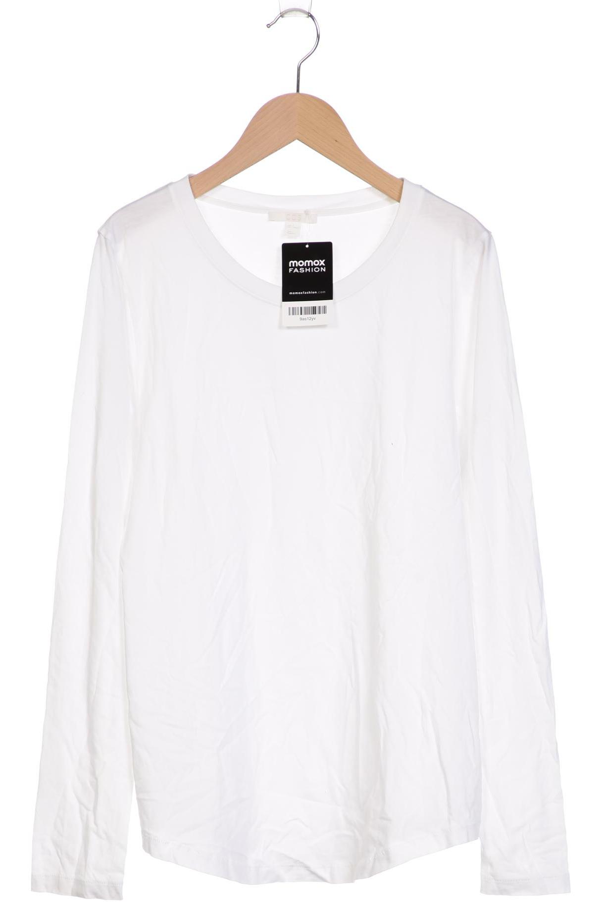 

COS Damen Langarmshirt, weiß, Gr. 38