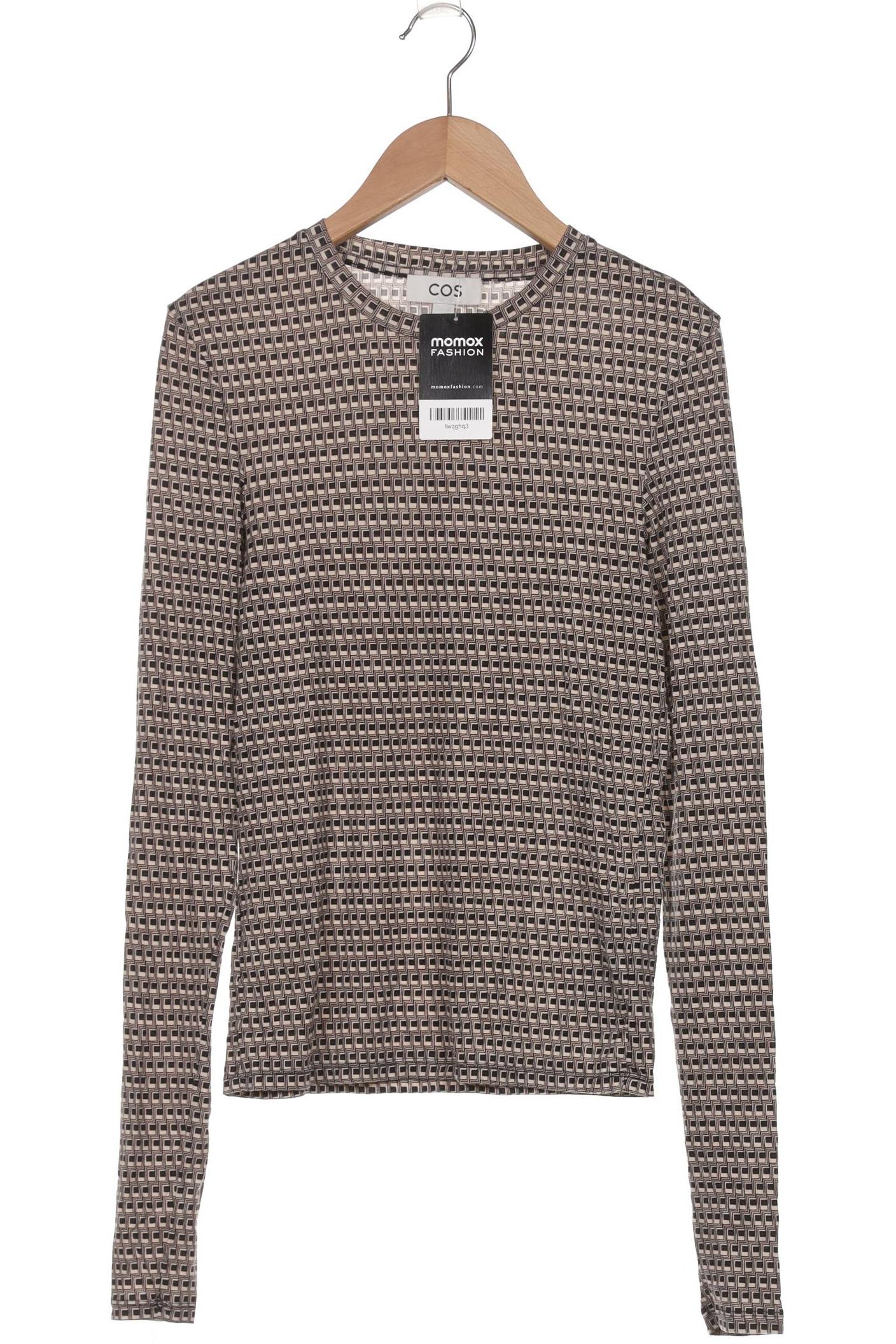 

COS Damen Langarmshirt, braun, Gr. 36