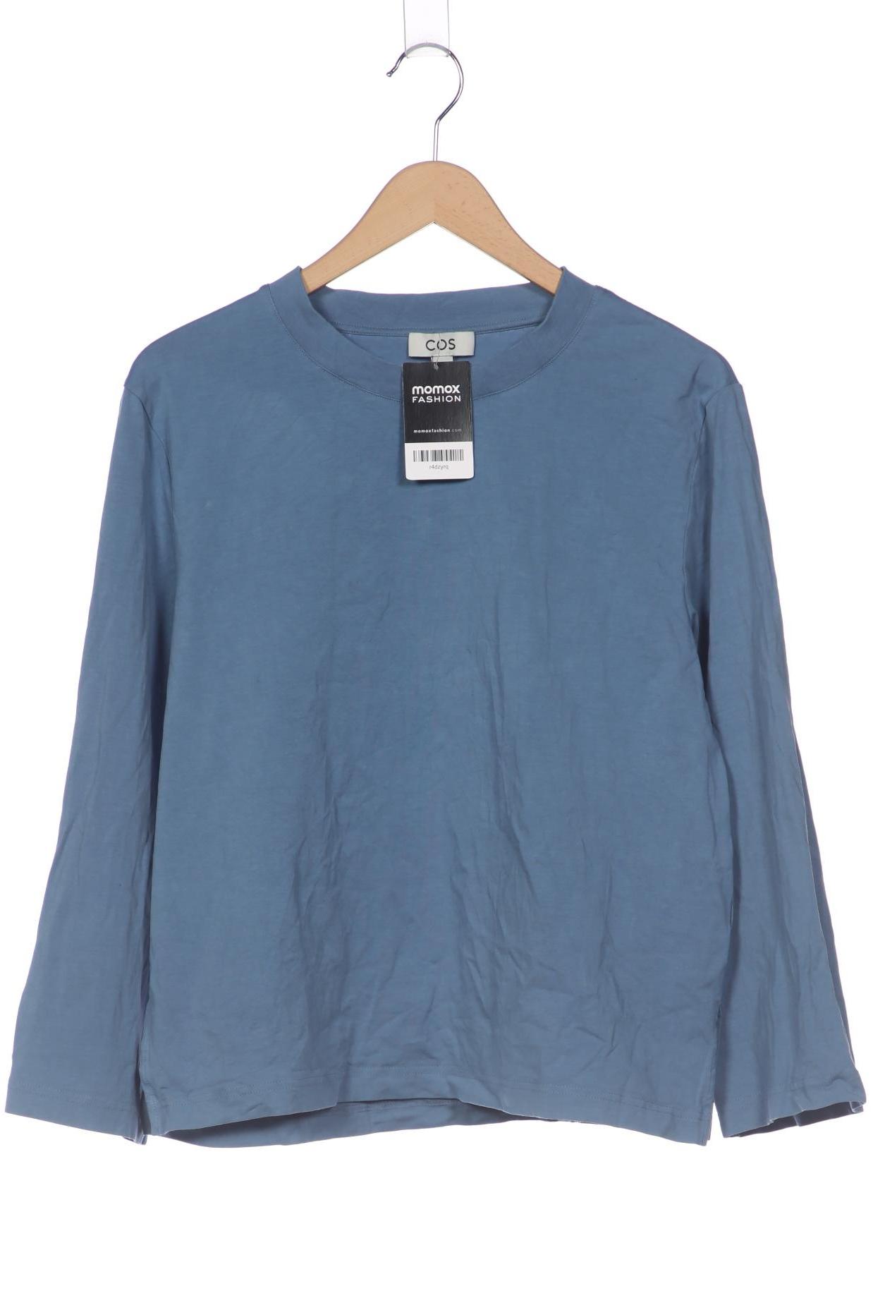 

COS Damen Langarmshirt, blau, Gr. 38