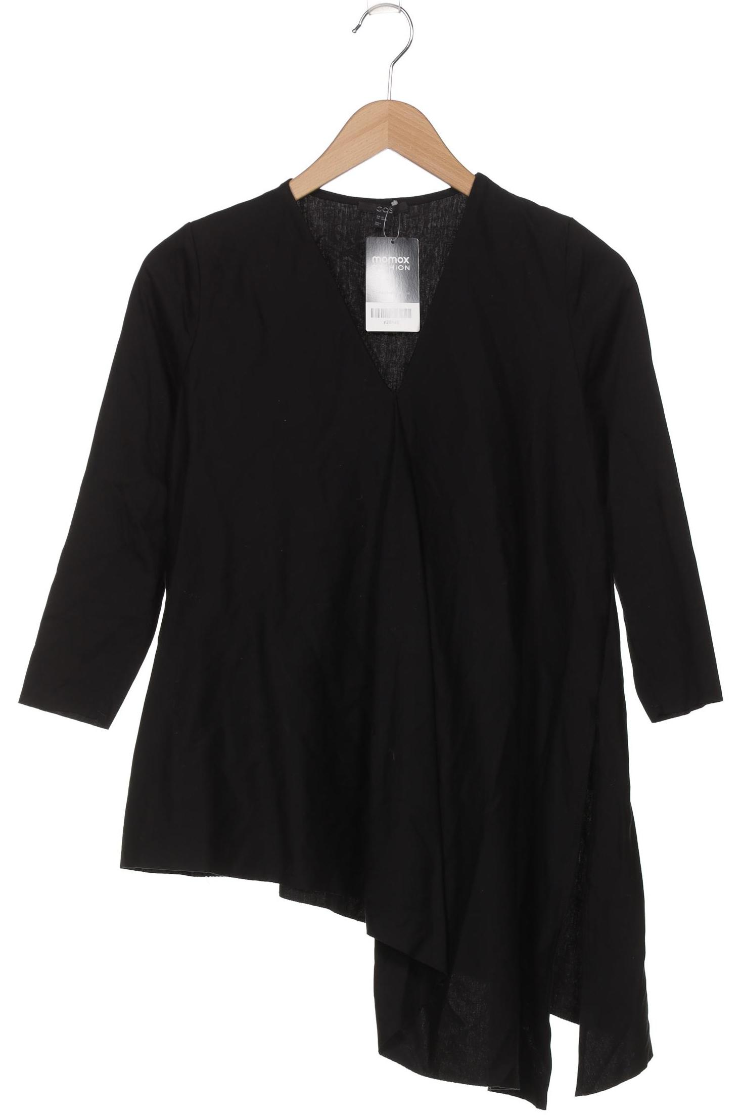 

COS Damen Langarmshirt, schwarz, Gr. 34
