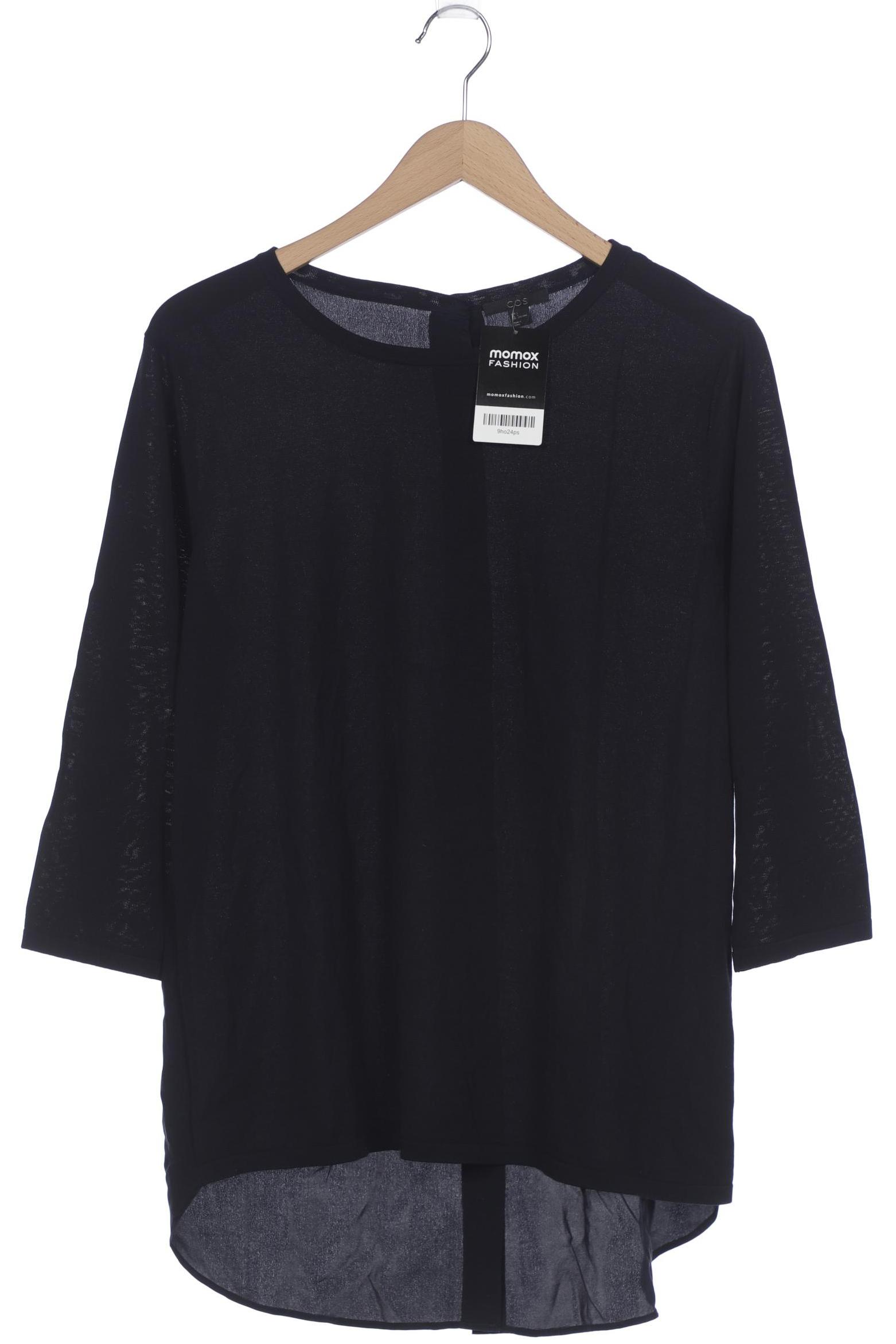 

COS Damen Langarmshirt, marineblau, Gr. 42