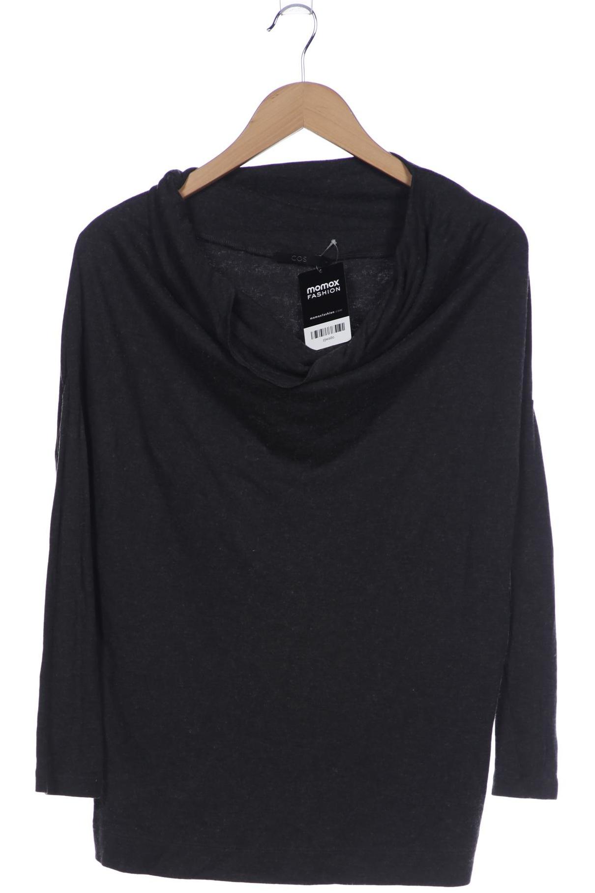 

COS Damen Langarmshirt, grau, Gr. 36