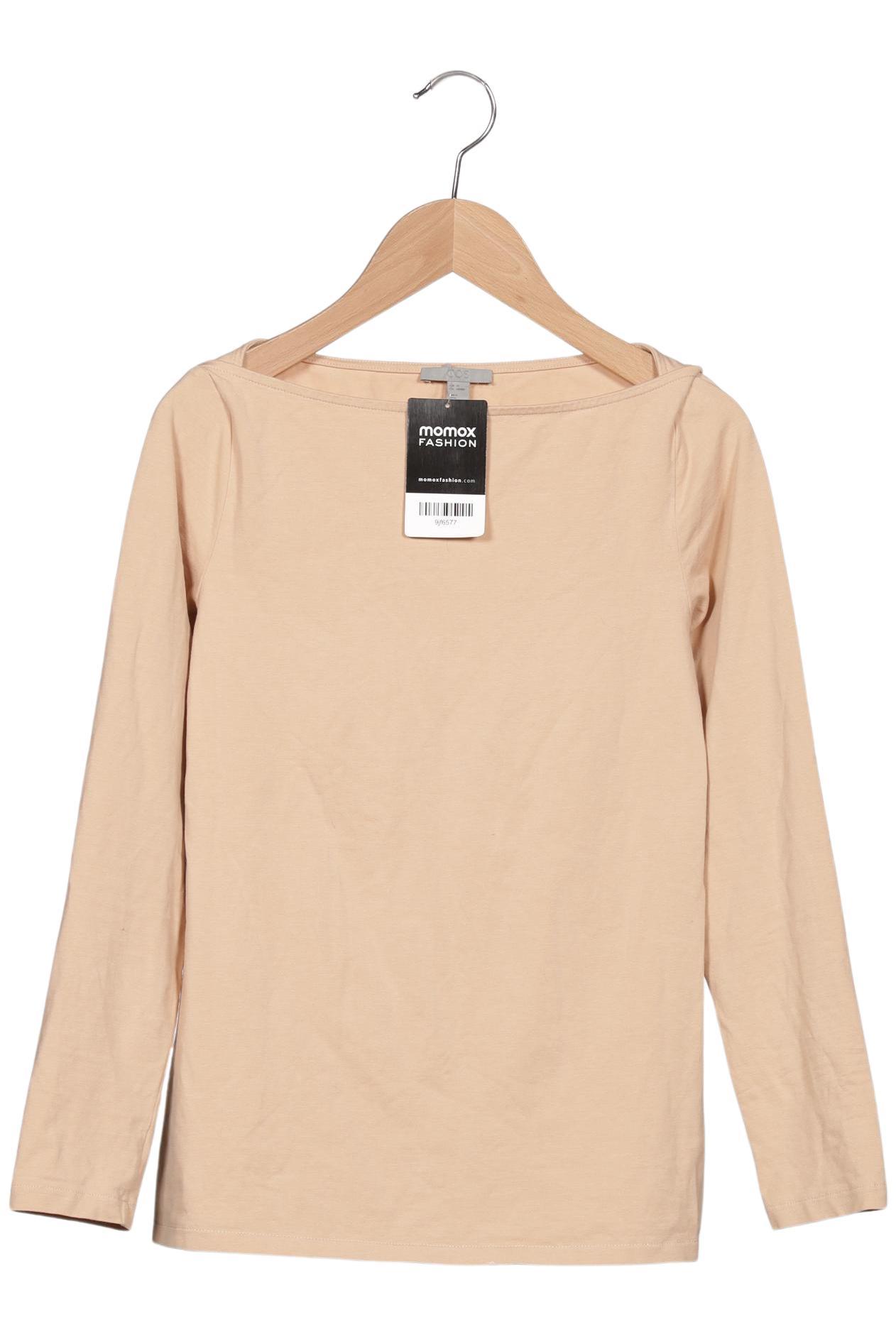 

COS Damen Langarmshirt, beige, Gr. 34