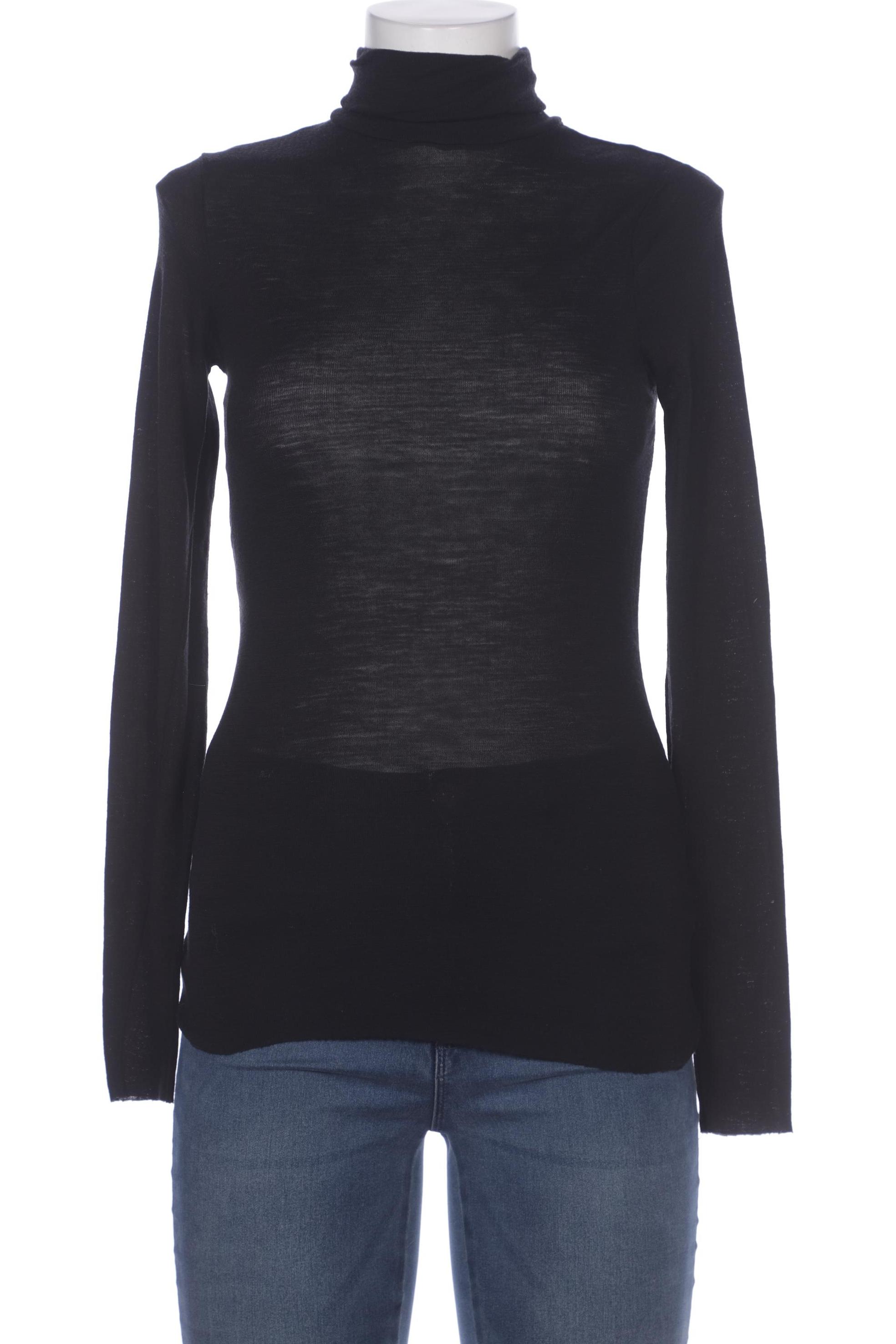 

COS Damen Langarmshirt, schwarz, Gr. 38