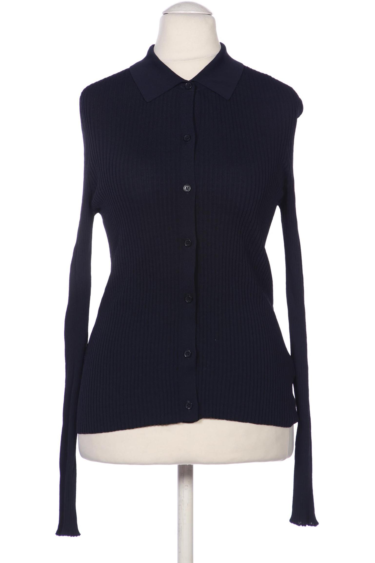 

COS Damen Langarmshirt, marineblau, Gr. 36