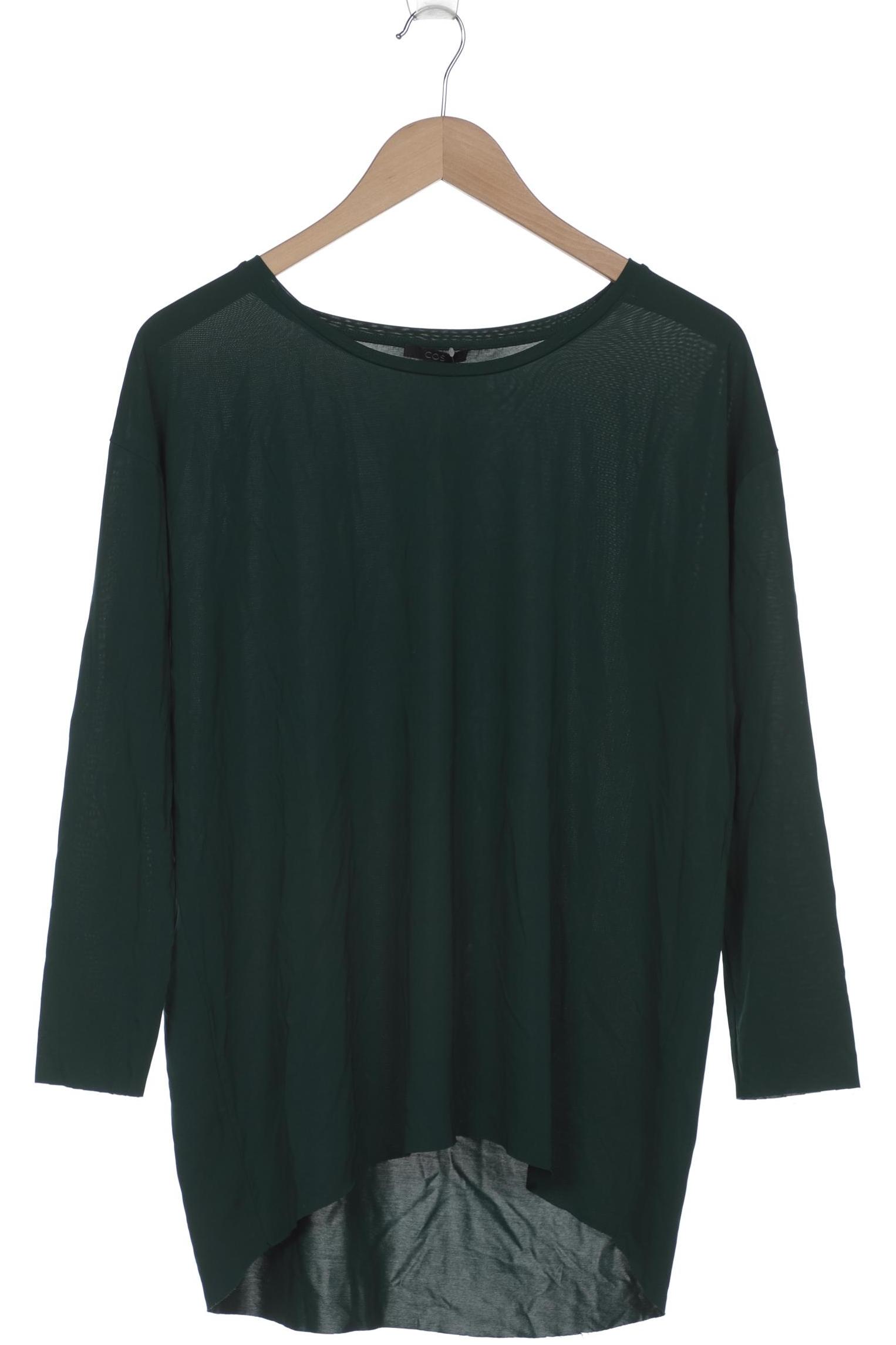 

COS Damen Langarmshirt, grün, Gr. 38