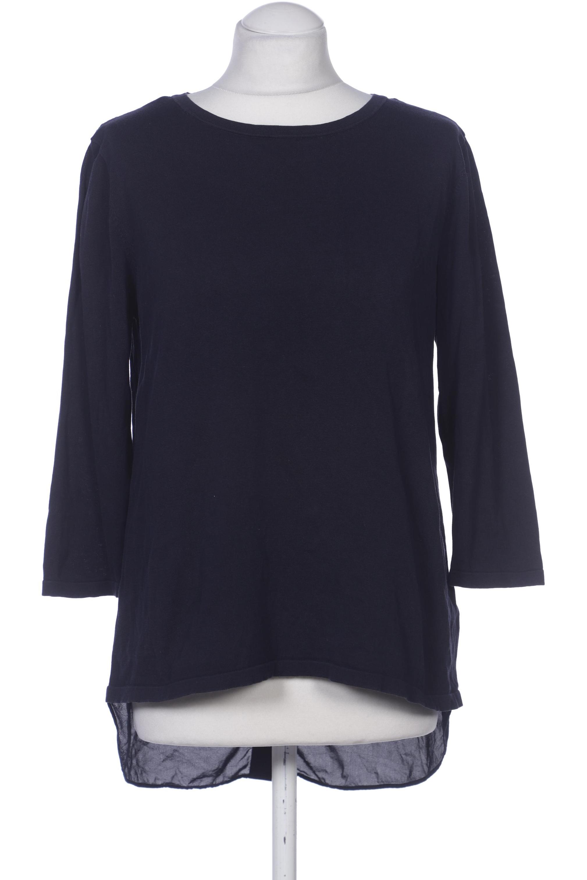 

COS Damen Langarmshirt, marineblau, Gr. 38