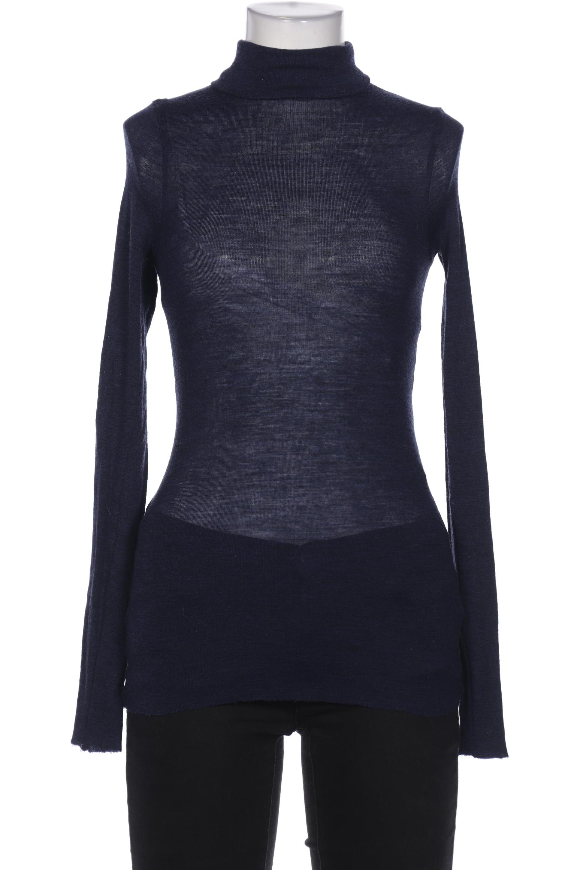 

COS Damen Langarmshirt, marineblau, Gr. 36