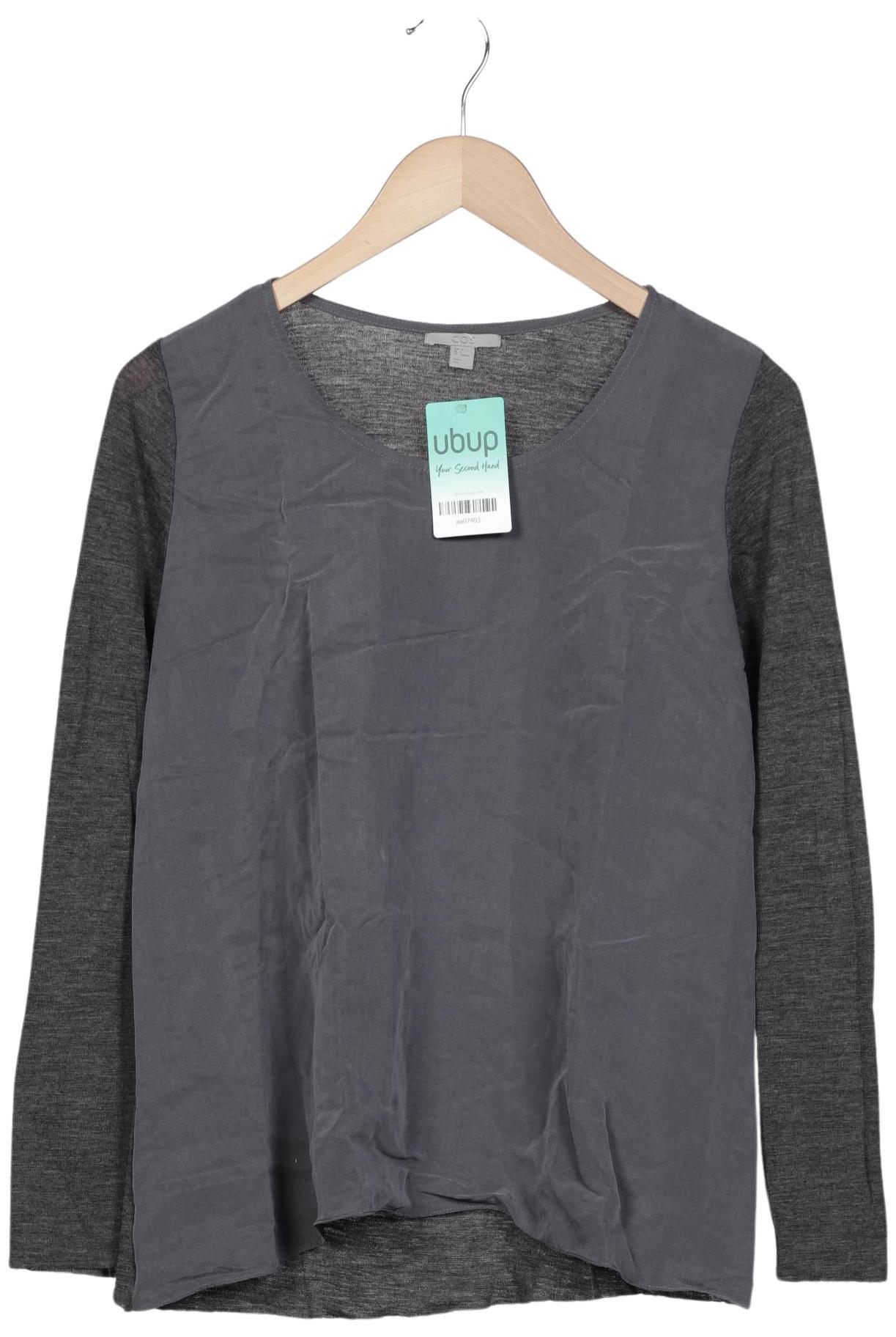 

COS Damen Langarmshirt, grau, Gr. 36