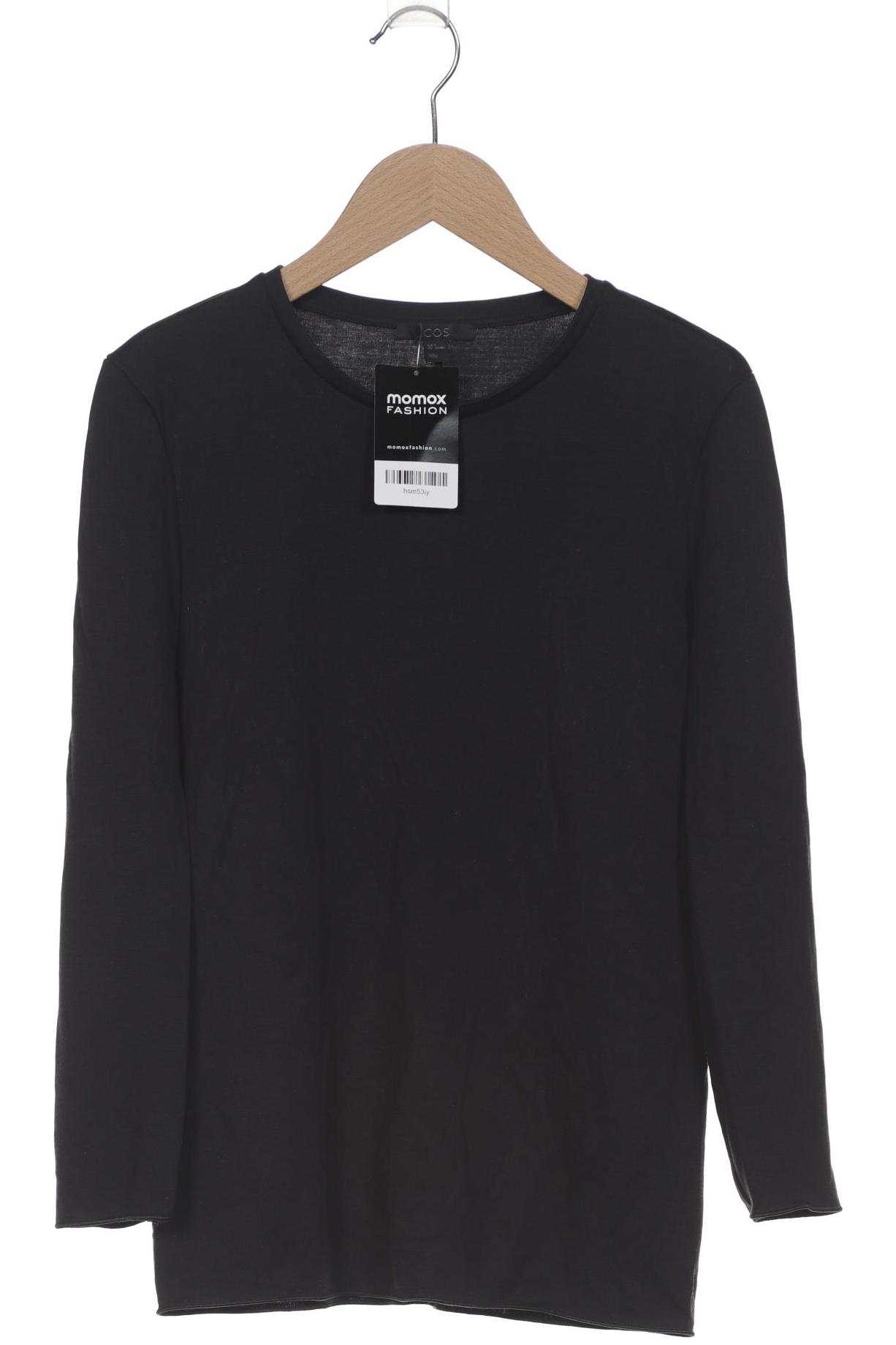 

COS Damen Langarmshirt, marineblau, Gr. 36