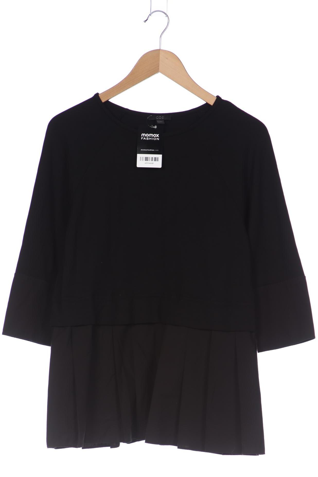 

COS Damen Langarmshirt, schwarz, Gr. 34