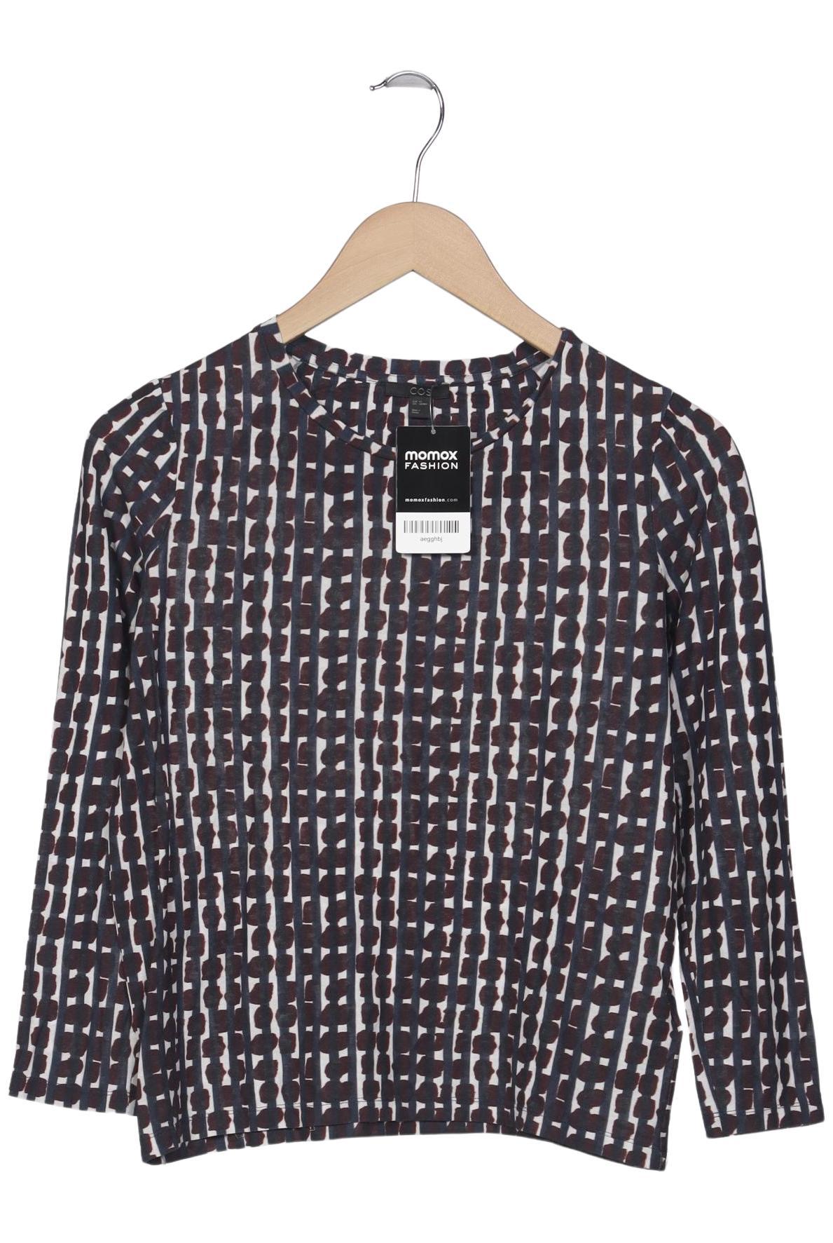 

COS Damen Langarmshirt, mehrfarbig, Gr. 34