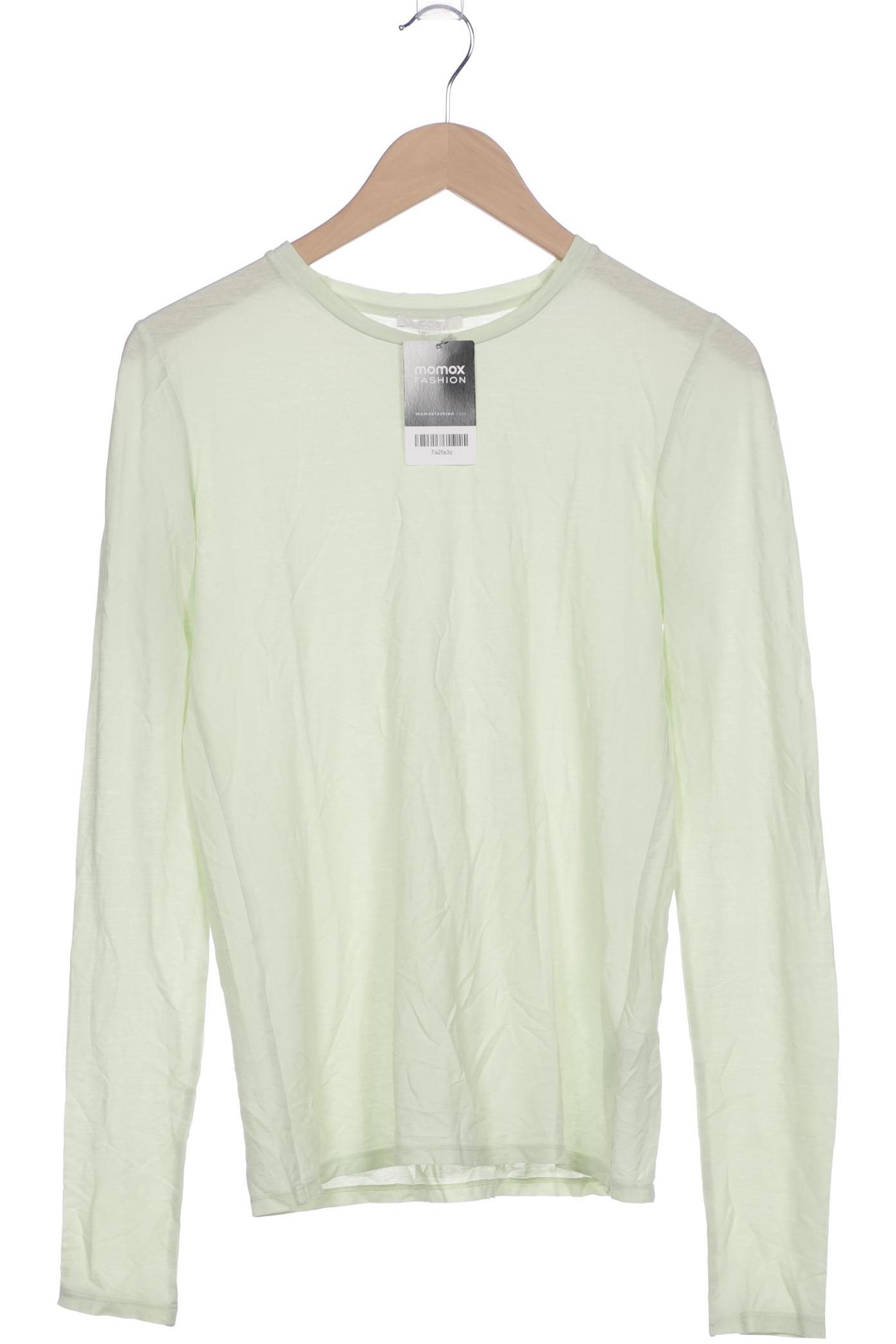 

COS Damen Langarmshirt, hellgrün, Gr. 36