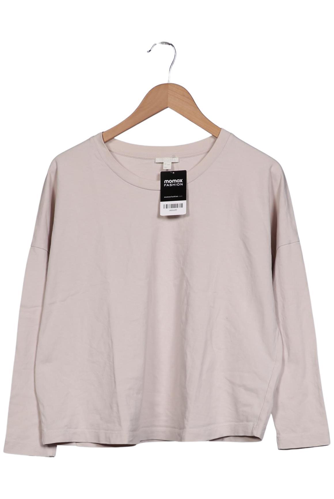 

COS Damen Langarmshirt, beige, Gr. 36