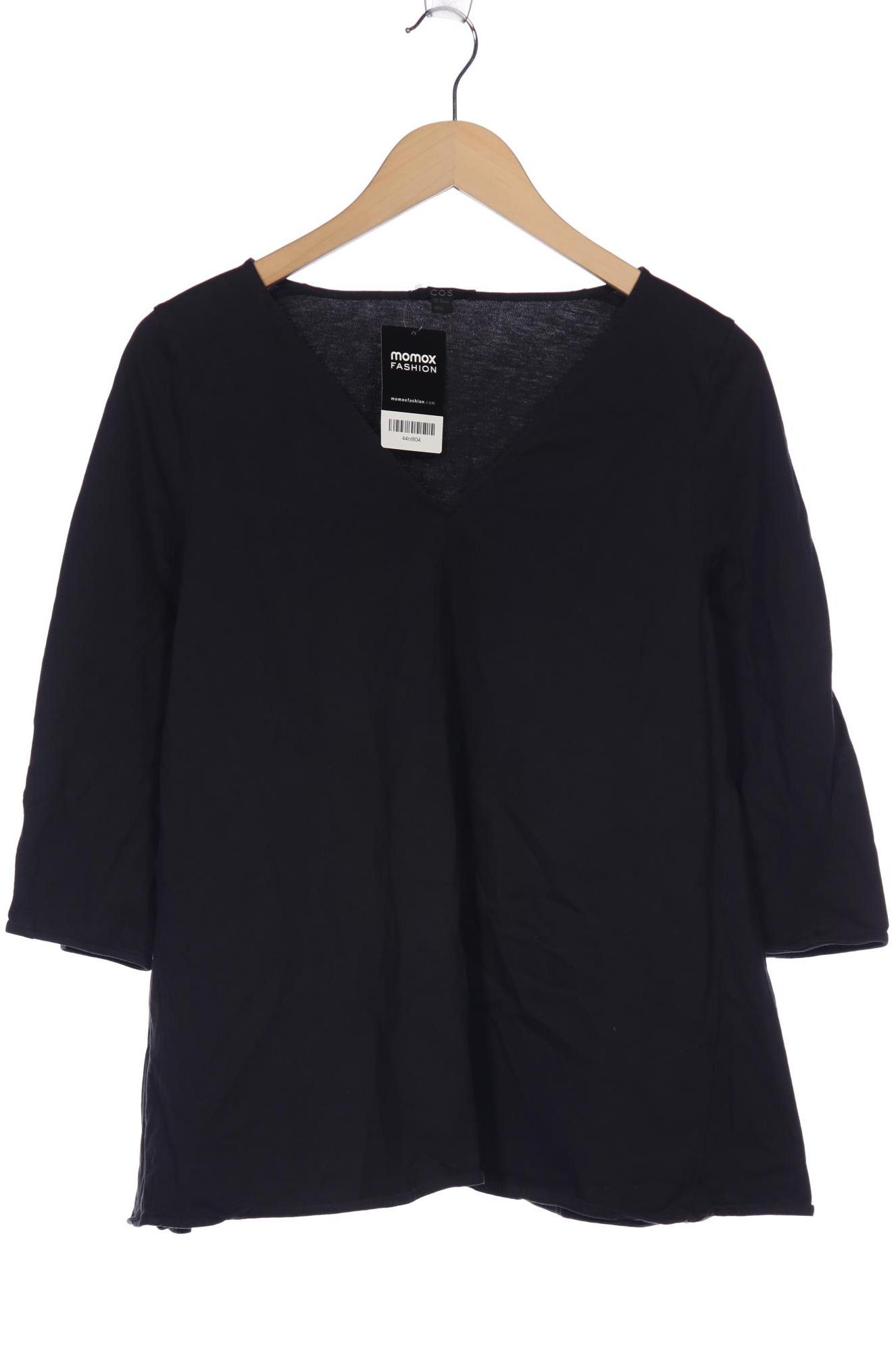 

COS Damen Langarmshirt, schwarz, Gr. 38