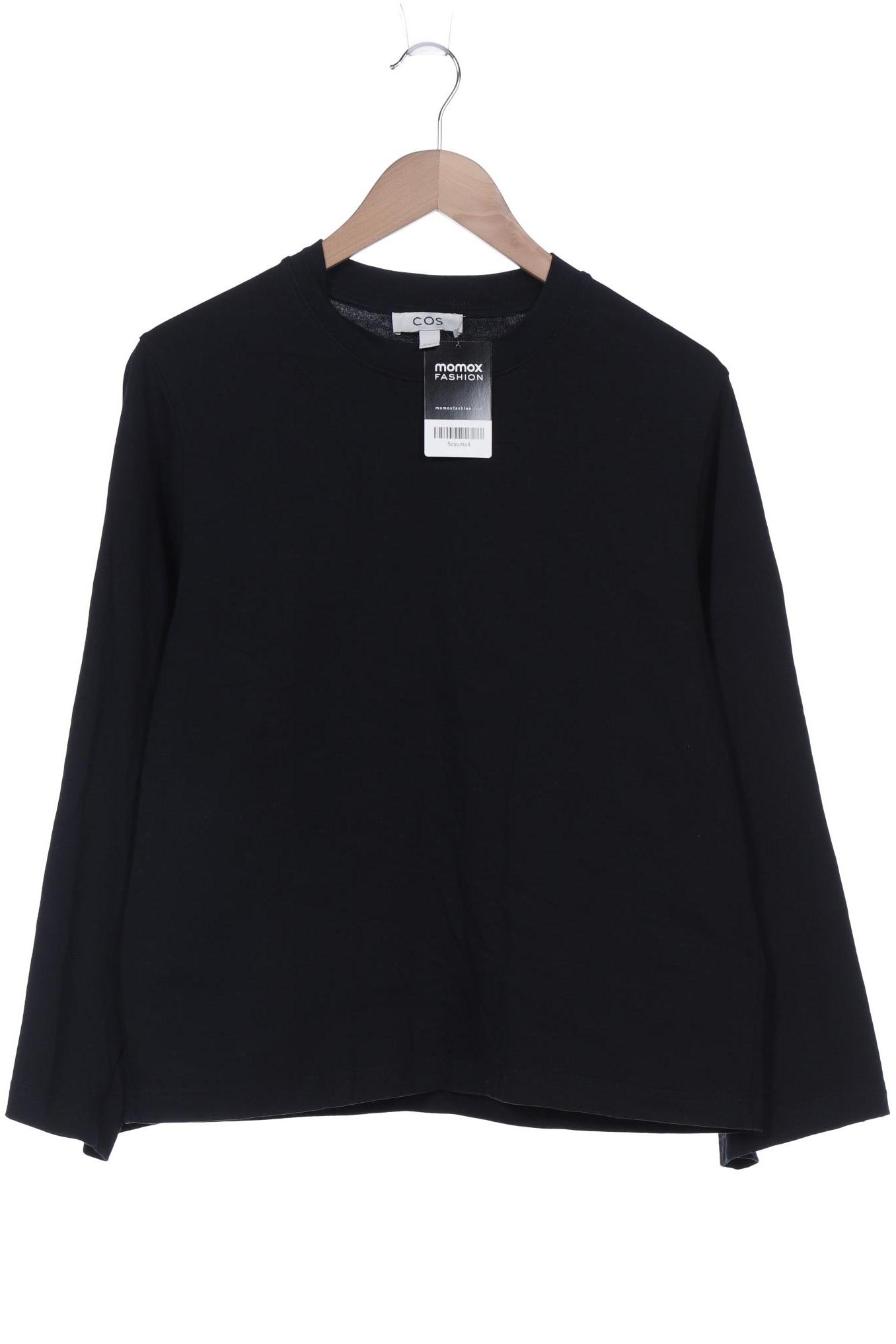 

COS Damen Langarmshirt, schwarz, Gr. 36