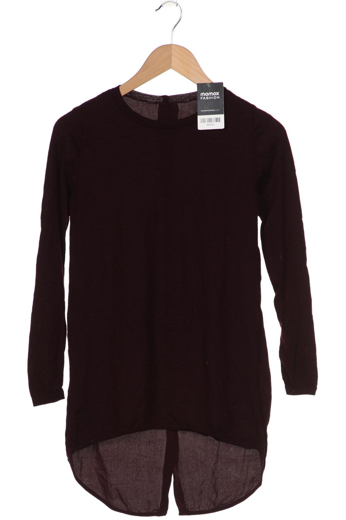

COS Damen Langarmshirt, bordeaux