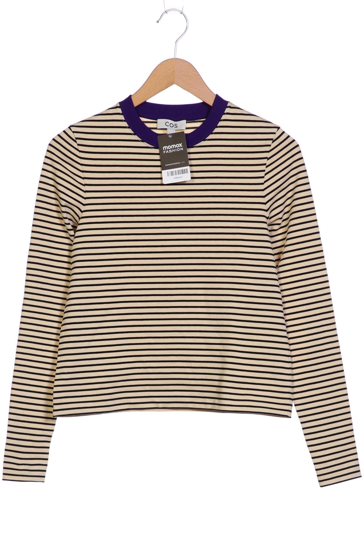 

COS Damen Langarmshirt, beige, Gr. 34
