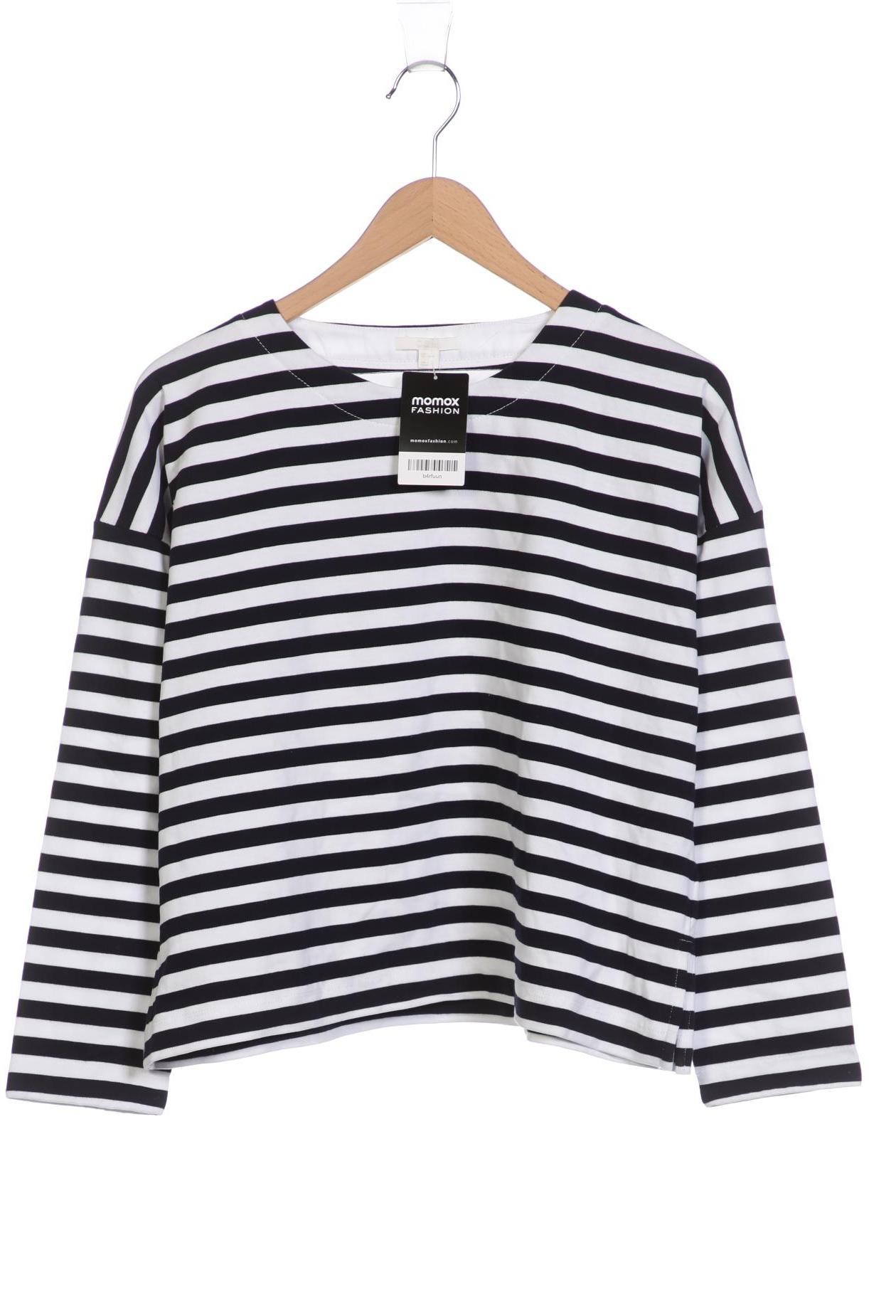 

COS Damen Langarmshirt, marineblau, Gr. 36