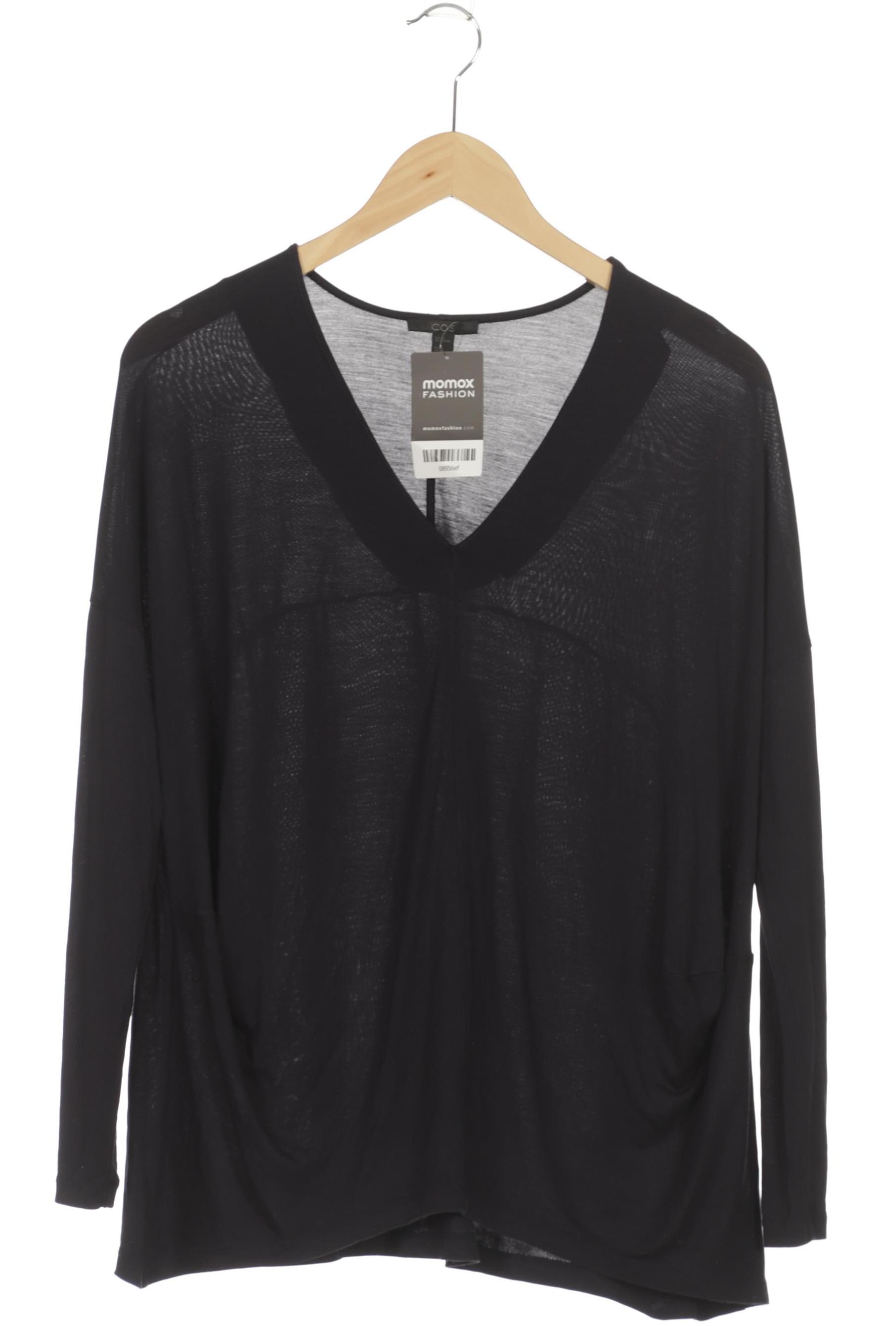 

COS Damen Langarmshirt, marineblau, Gr. 38