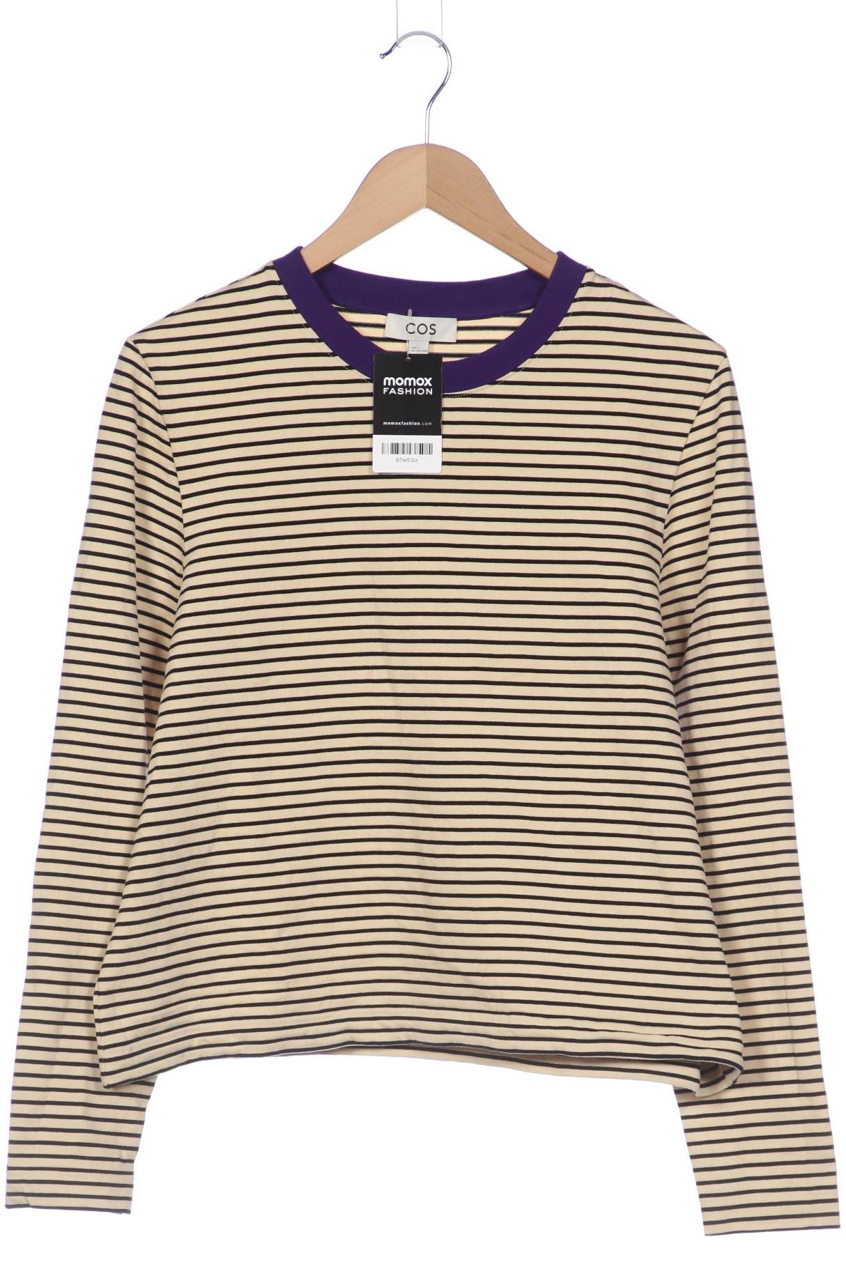 

COS Damen Langarmshirt, beige, Gr. 42