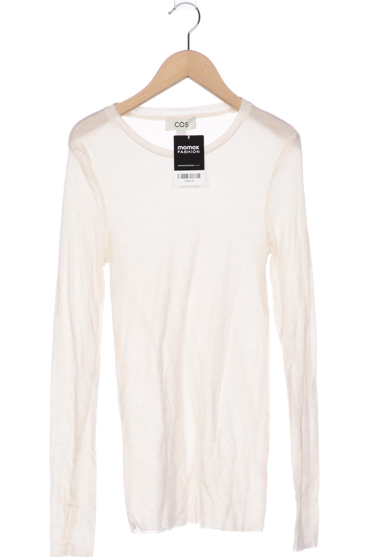 

COS Damen Langarmshirt, cremeweiß