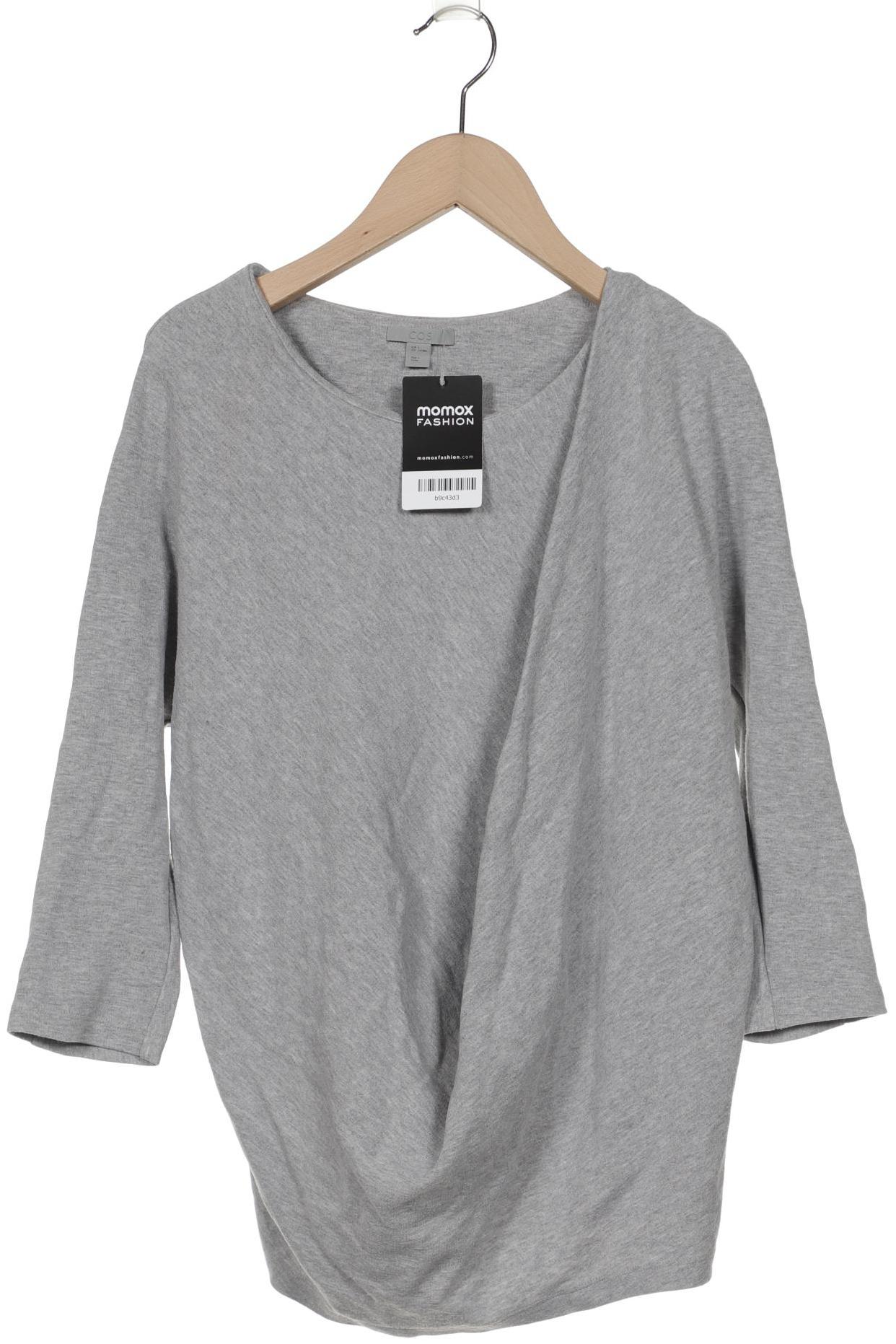 

COS Damen Langarmshirt, grau, Gr. 36