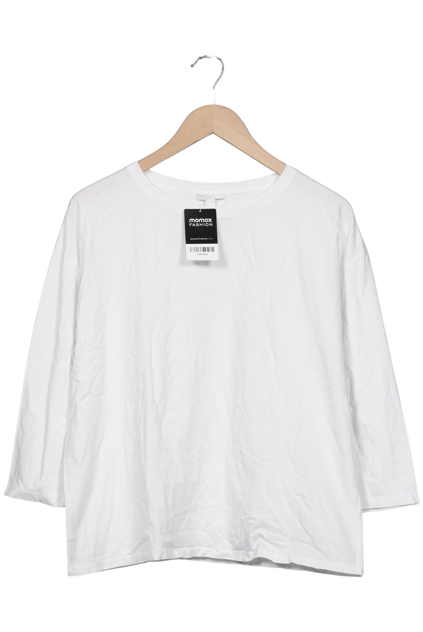 

COS Damen Langarmshirt, weiß, Gr. 36