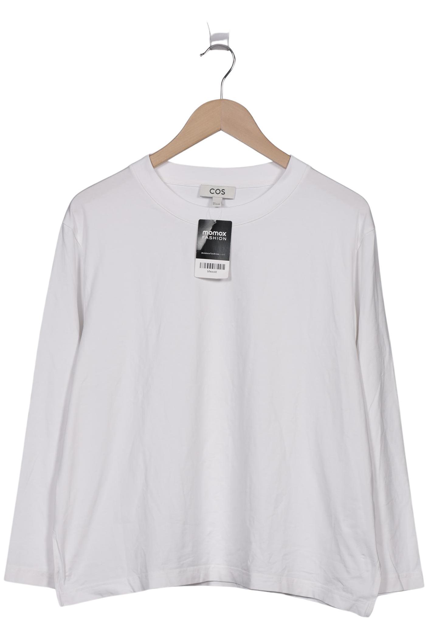 

COS Damen Langarmshirt, weiß, Gr. 42
