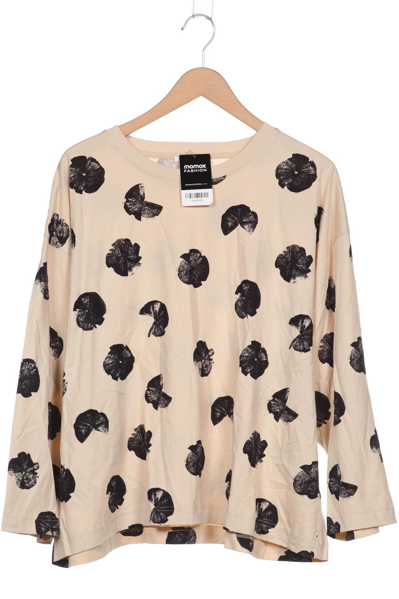 

COS Damen Langarmshirt, beige, Gr. 42