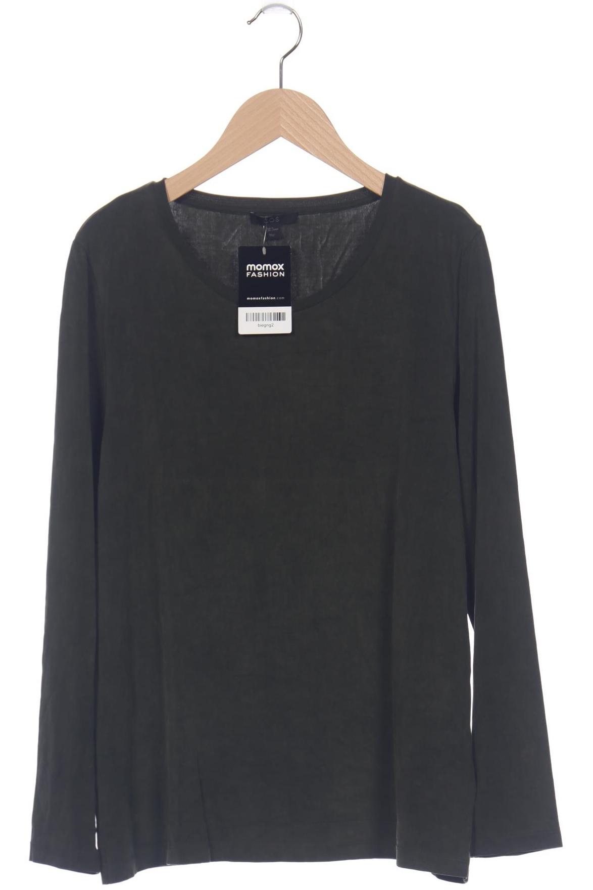 

COS Damen Langarmshirt, grün, Gr. 38