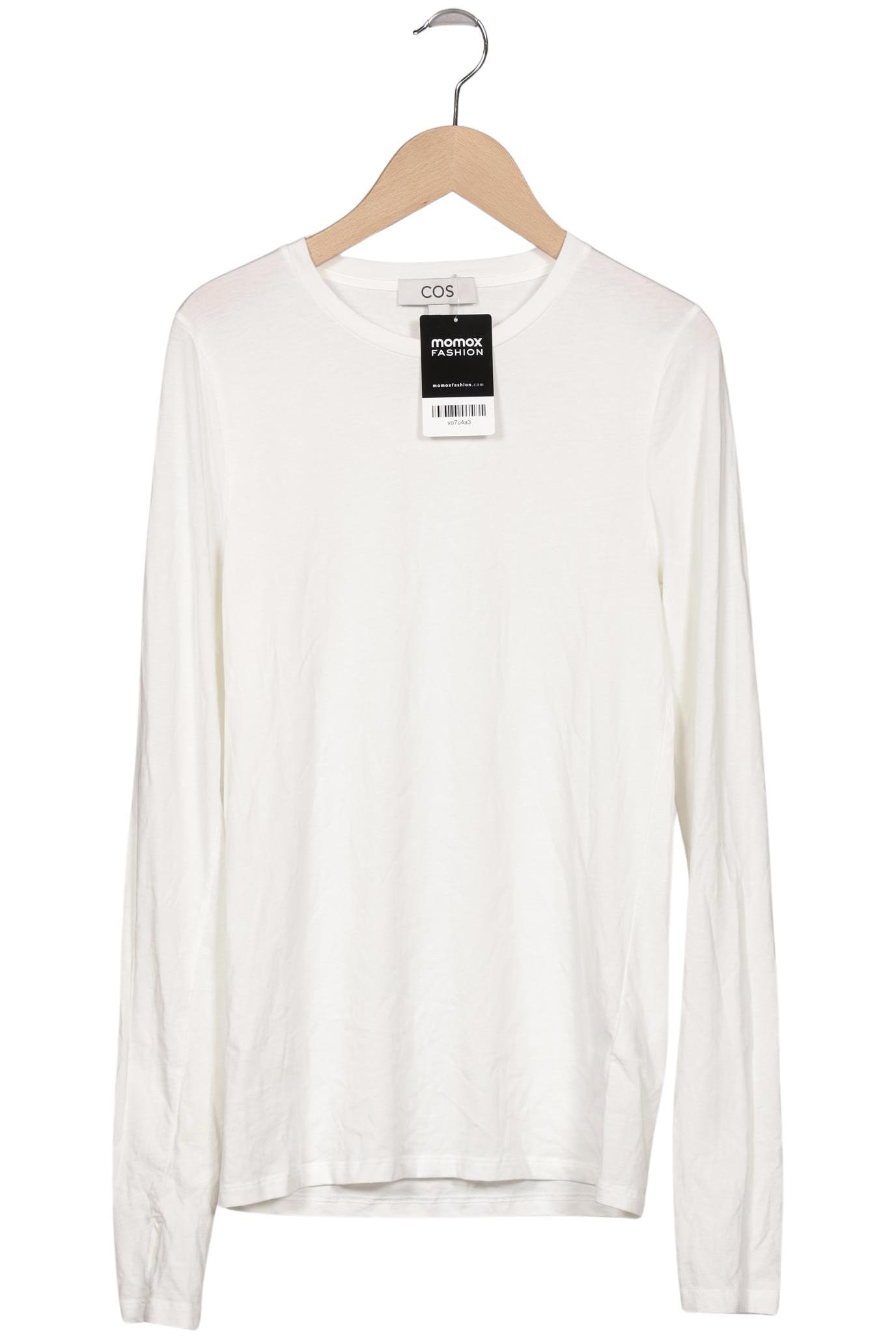 

COS Damen Langarmshirt, weiß, Gr. 38
