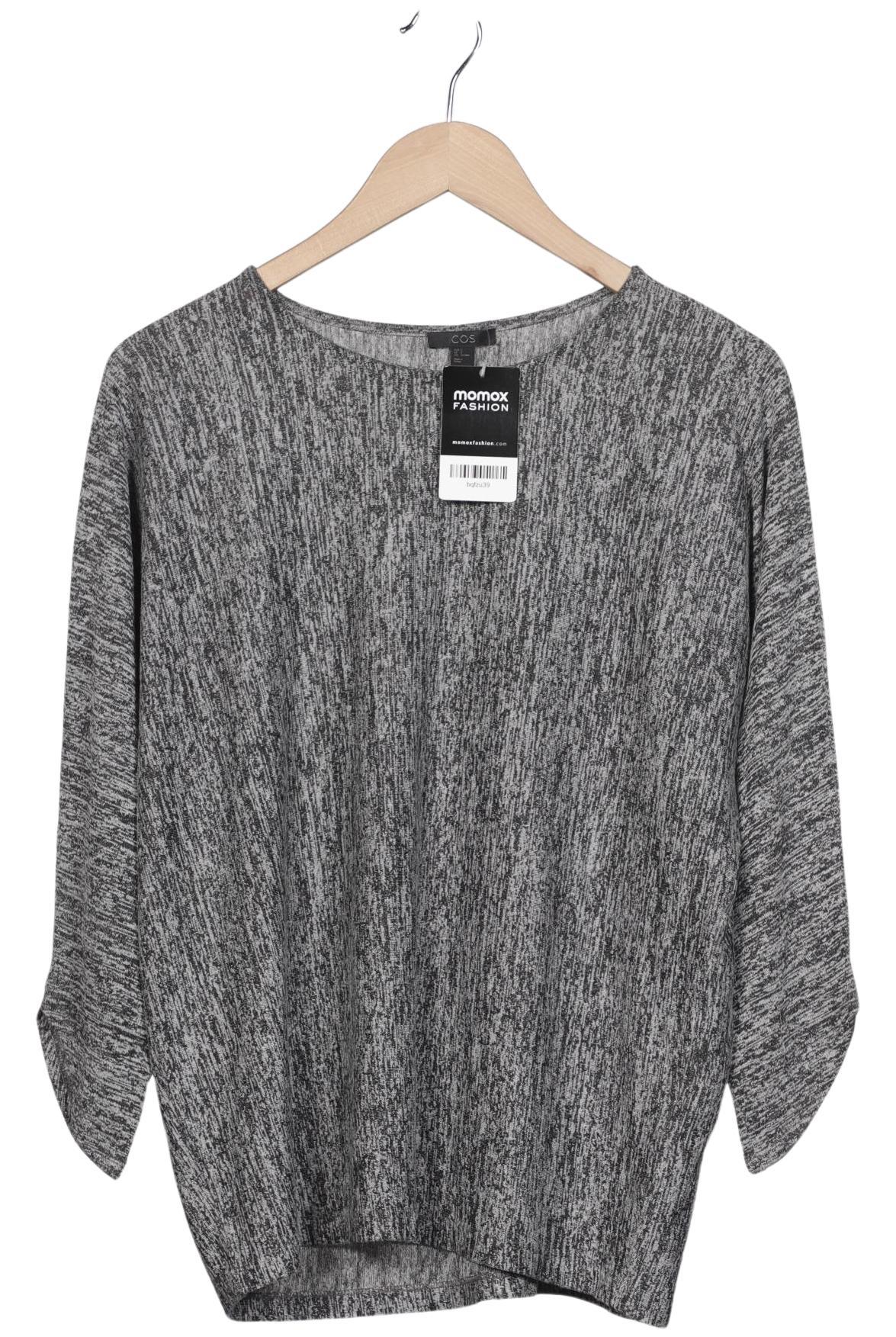 

COS Damen Langarmshirt, grau, Gr. 36