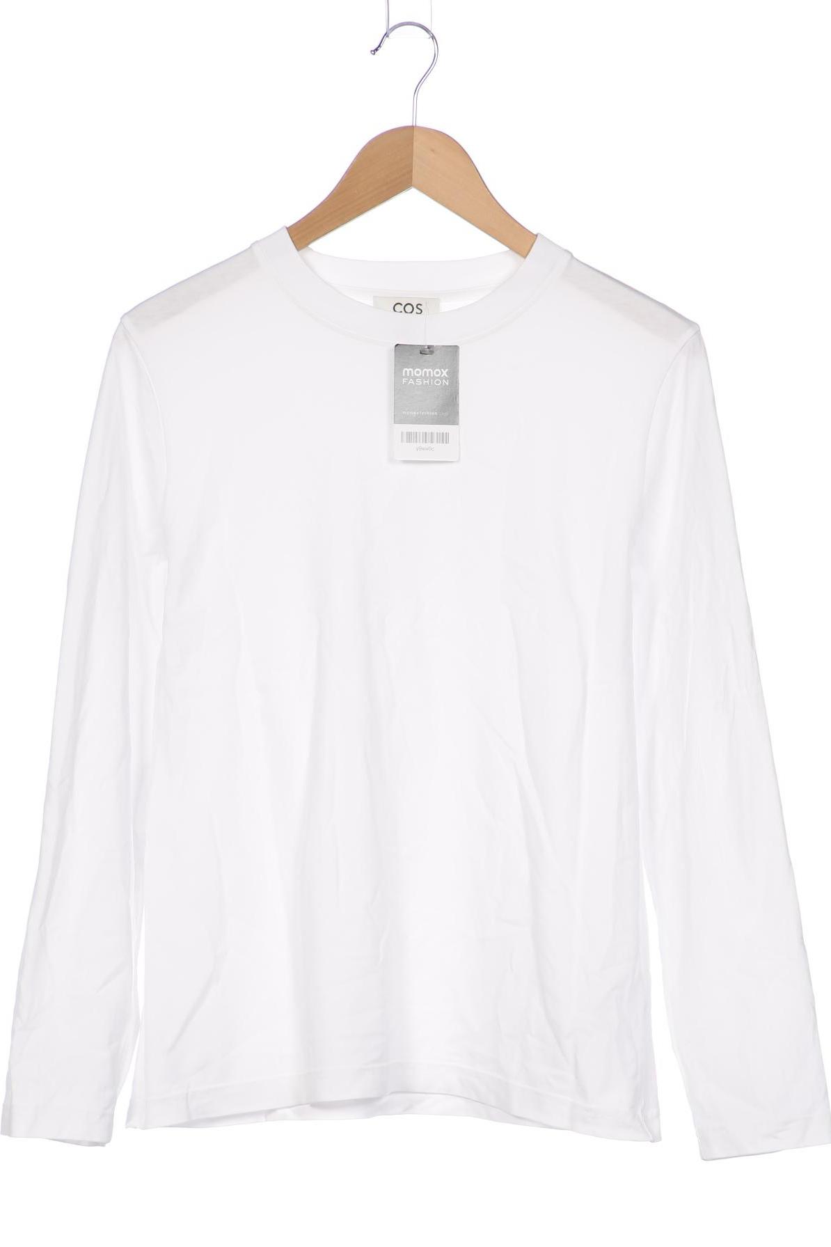 

COS Damen Langarmshirt, weiß, Gr. 38
