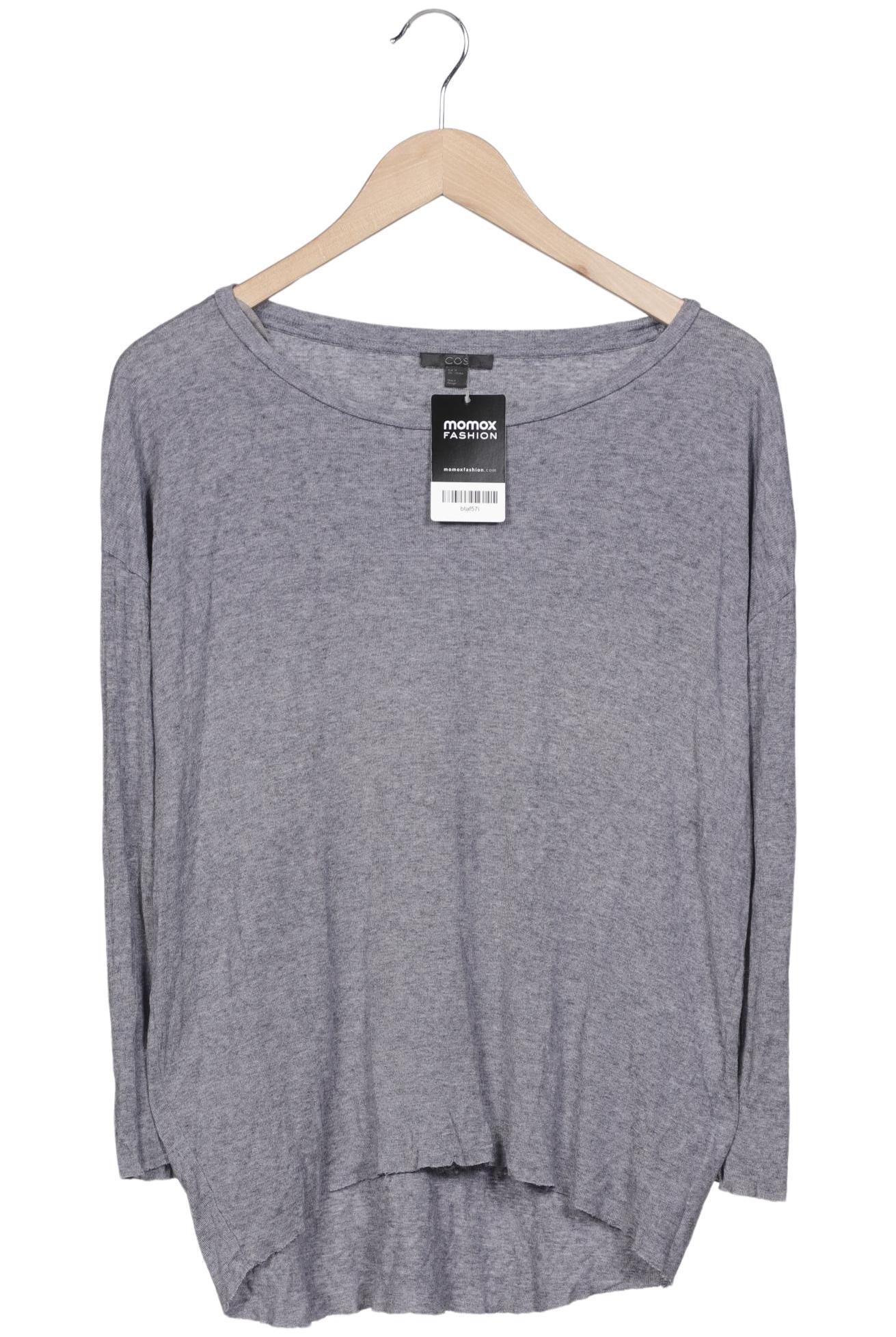 

COS Damen Langarmshirt, grau, Gr. 38
