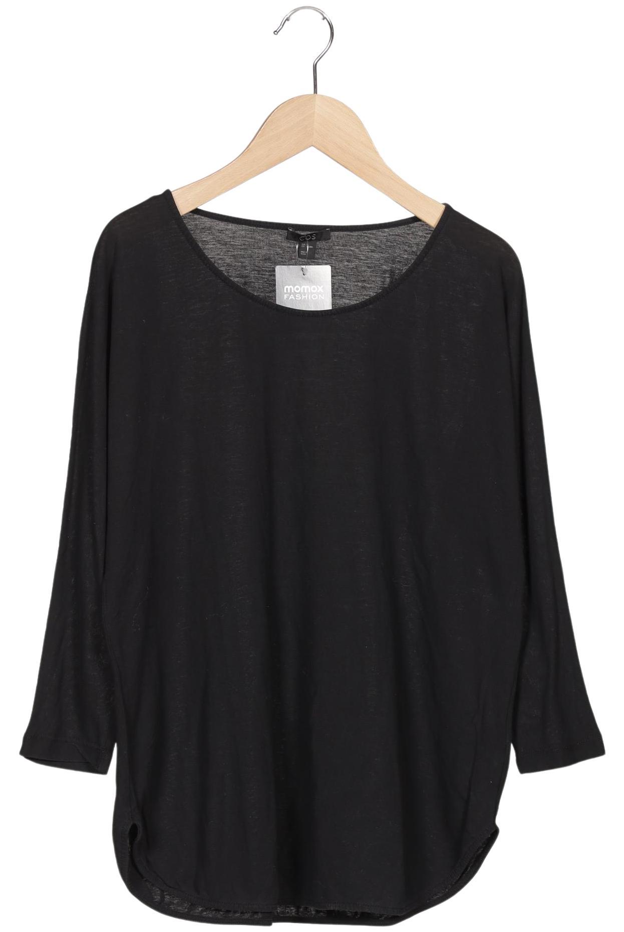 

COS Damen Langarmshirt, schwarz, Gr. 36