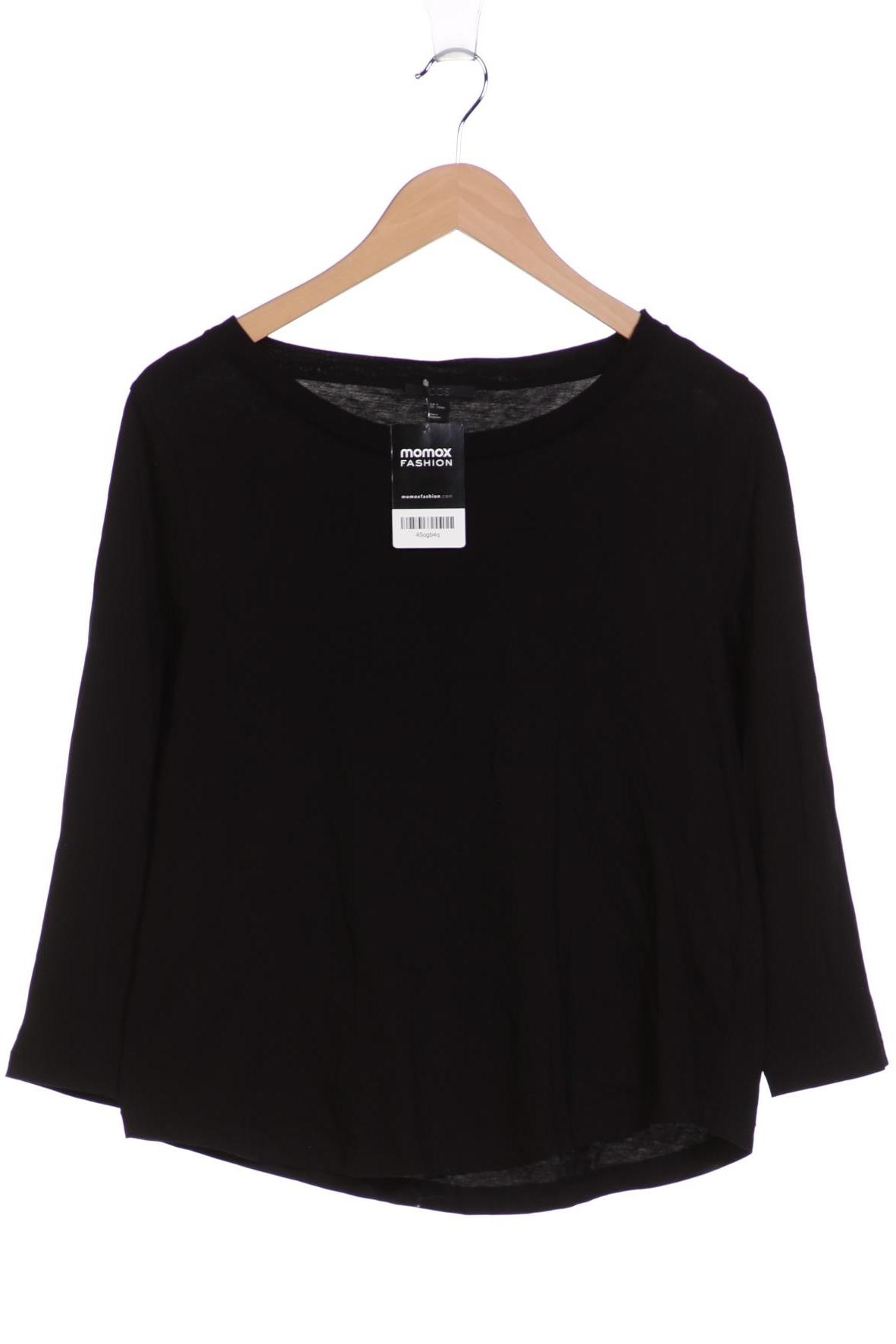 

COS Damen Langarmshirt, schwarz, Gr. 38